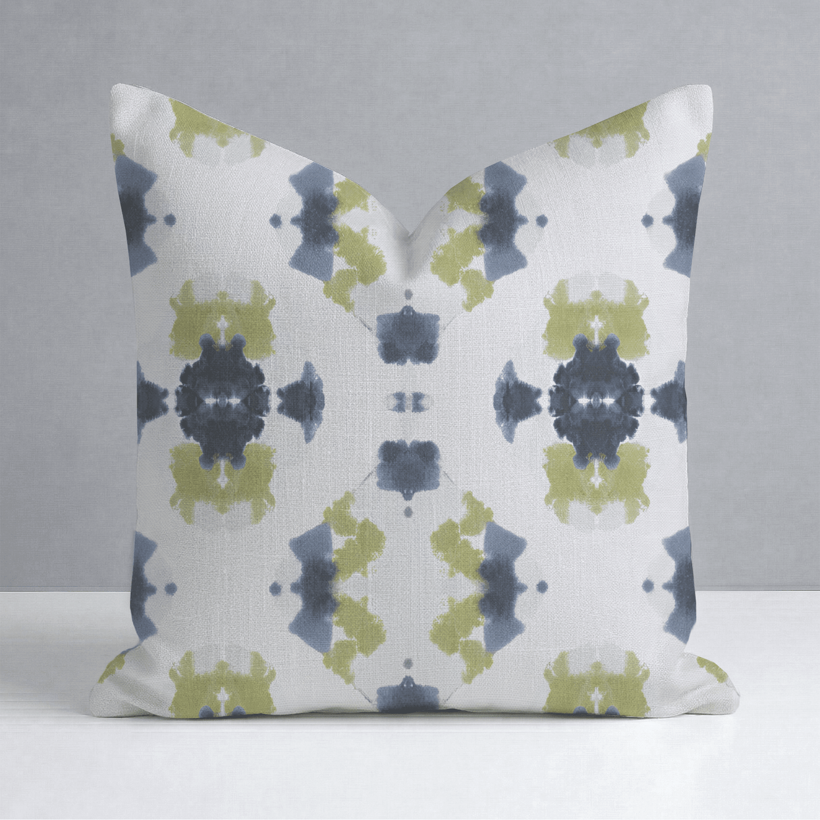 Indigo Clover Throw Pillow - Benton Lane Home - Lemon Park