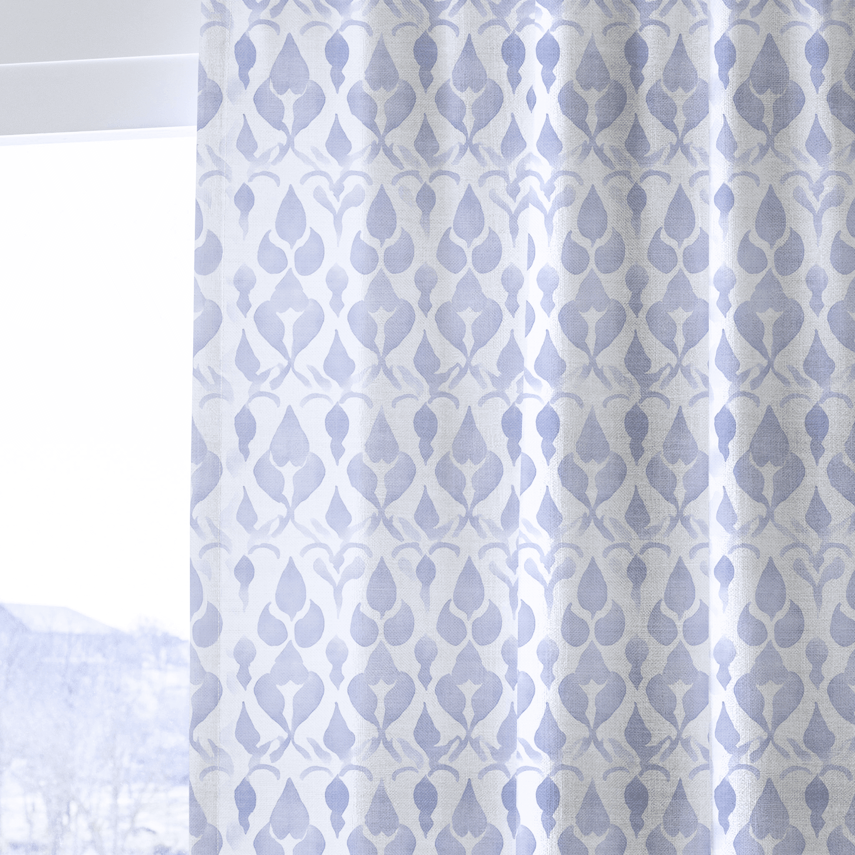 Indigo - Drapery - Benton Lane Home - Lemon Park