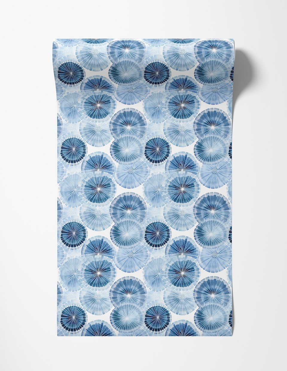 Indigo Eclipse Wallpaper - Benton Lane Home - Painted Paper