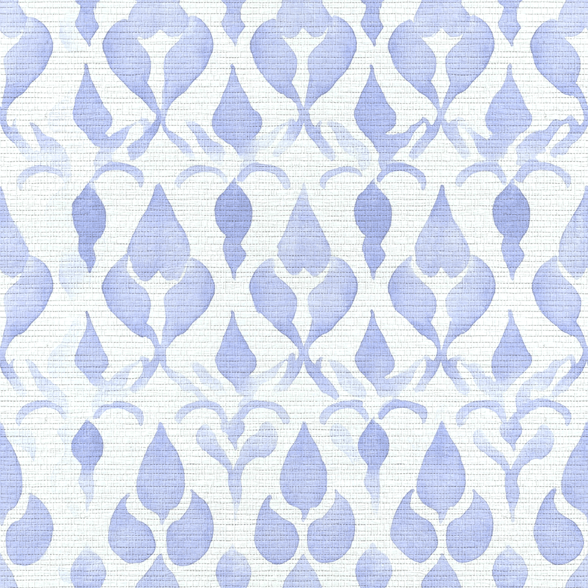 Indigo Faux Grasscloth Wallpaper - Lemon Park