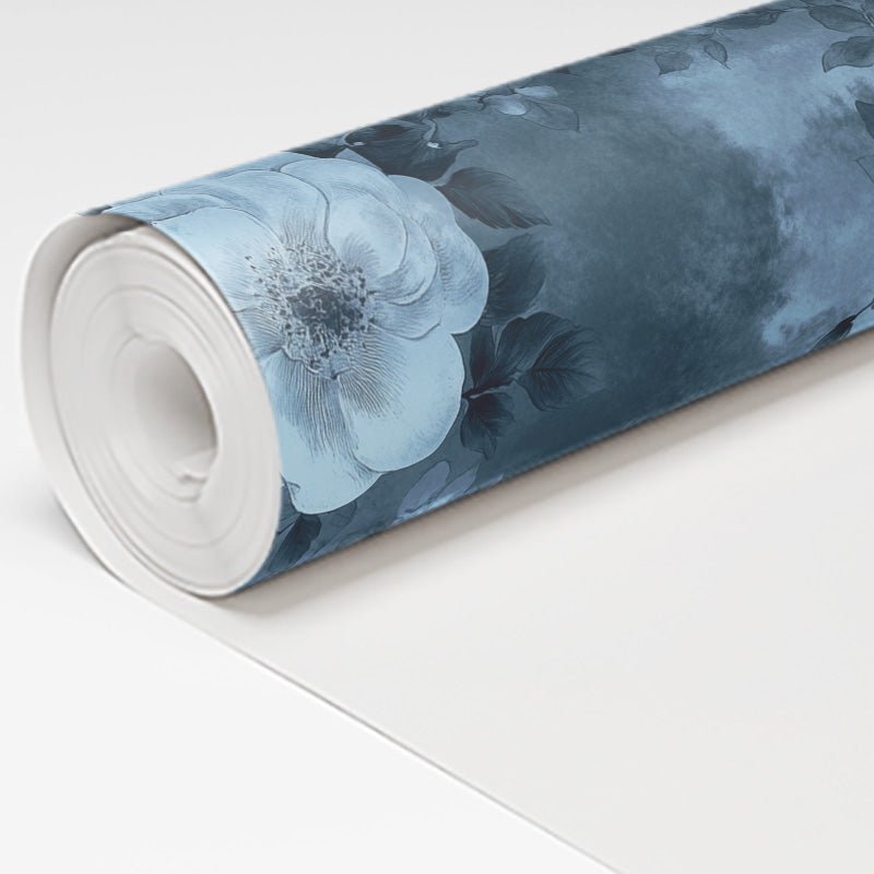 Indigo Garden Wallpaper - Benton Lane Home - Painted Paper