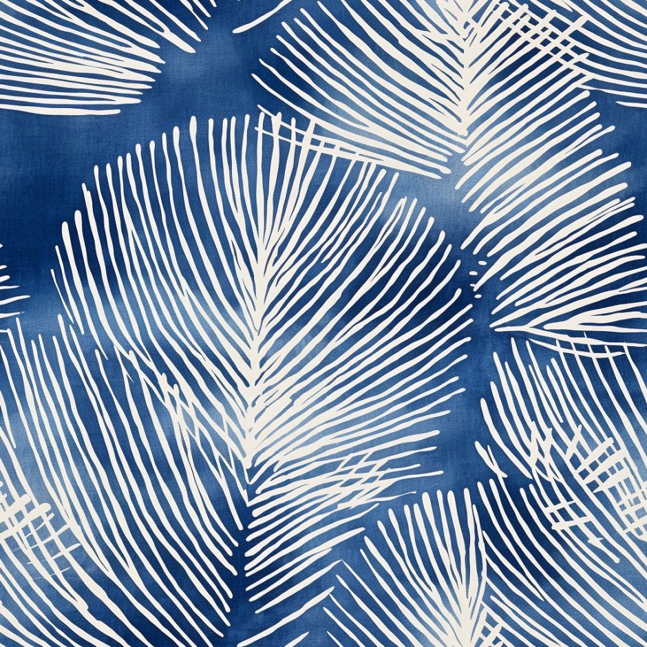 Indigo Shibori Wallpaper - Benton Lane Home - Painted Paper