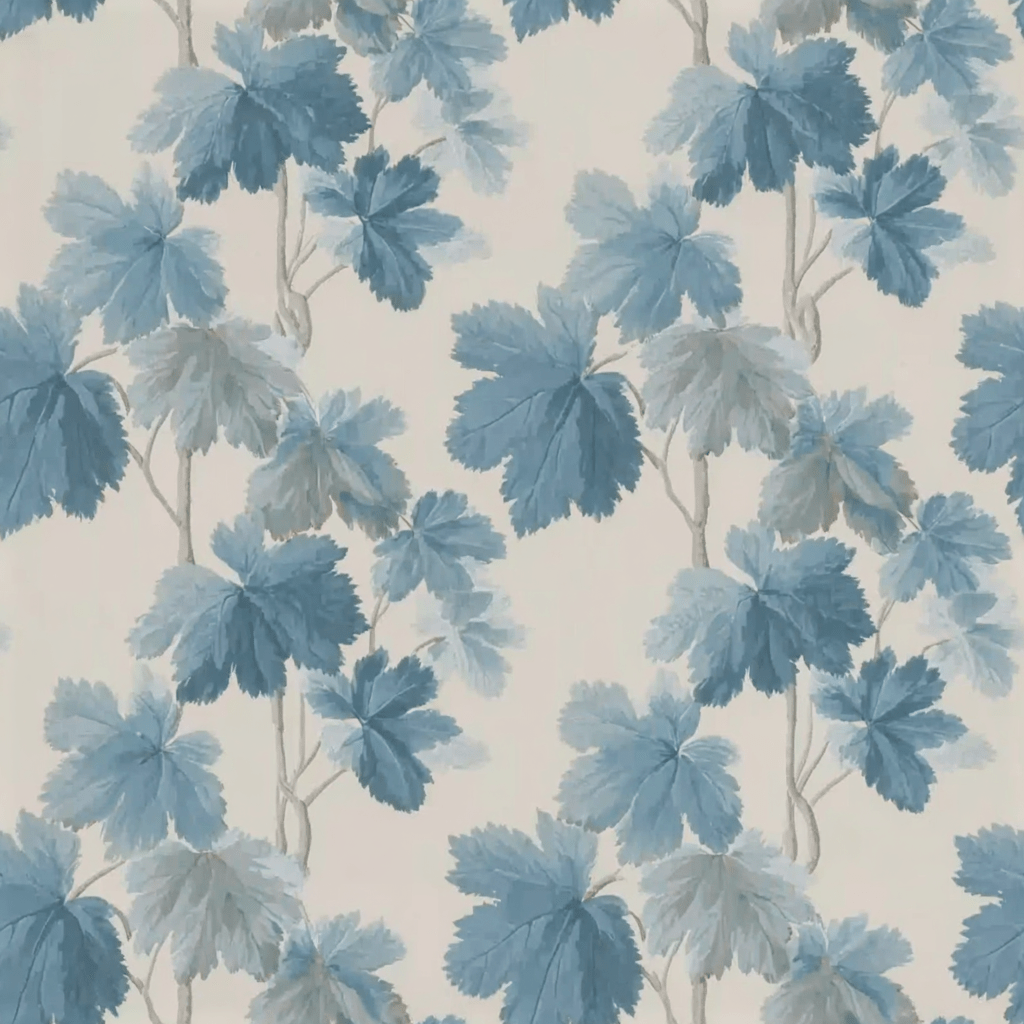 Indigo Vine Wallpaper - Benton Lane Home - Benton Lane