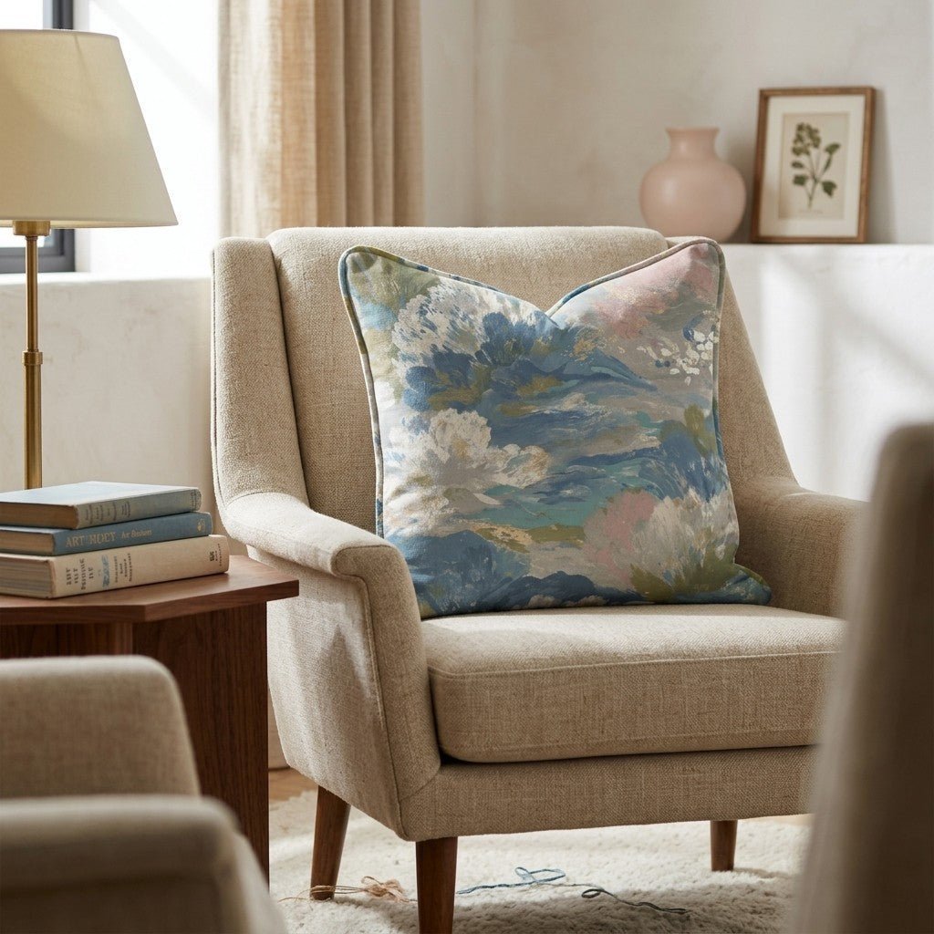 Ink Drops Throw Pillow - Benton Lane Home - Hillcroft Home