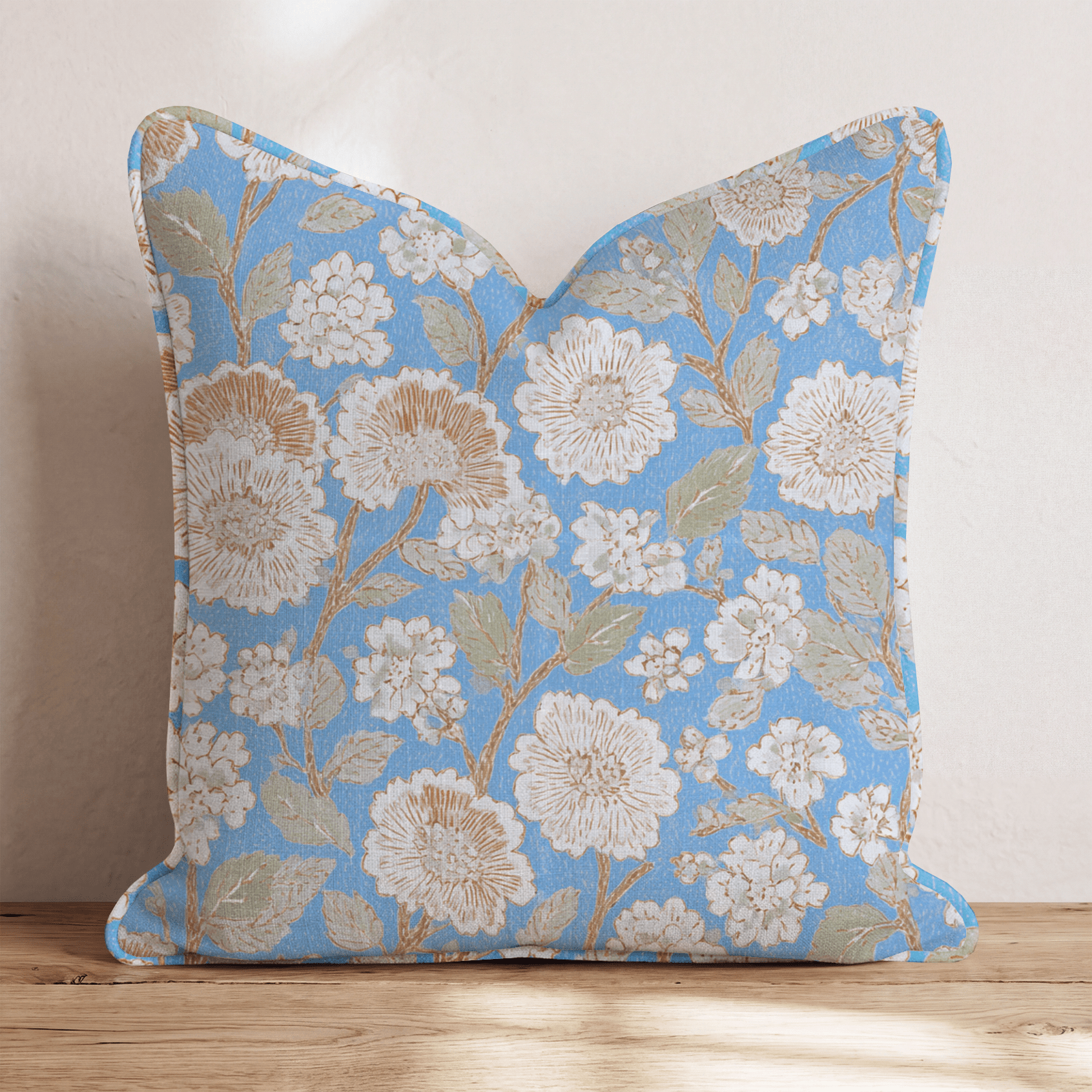 Inked Iris Throw Pillow - Benton Lane Home - Hillcroft Home