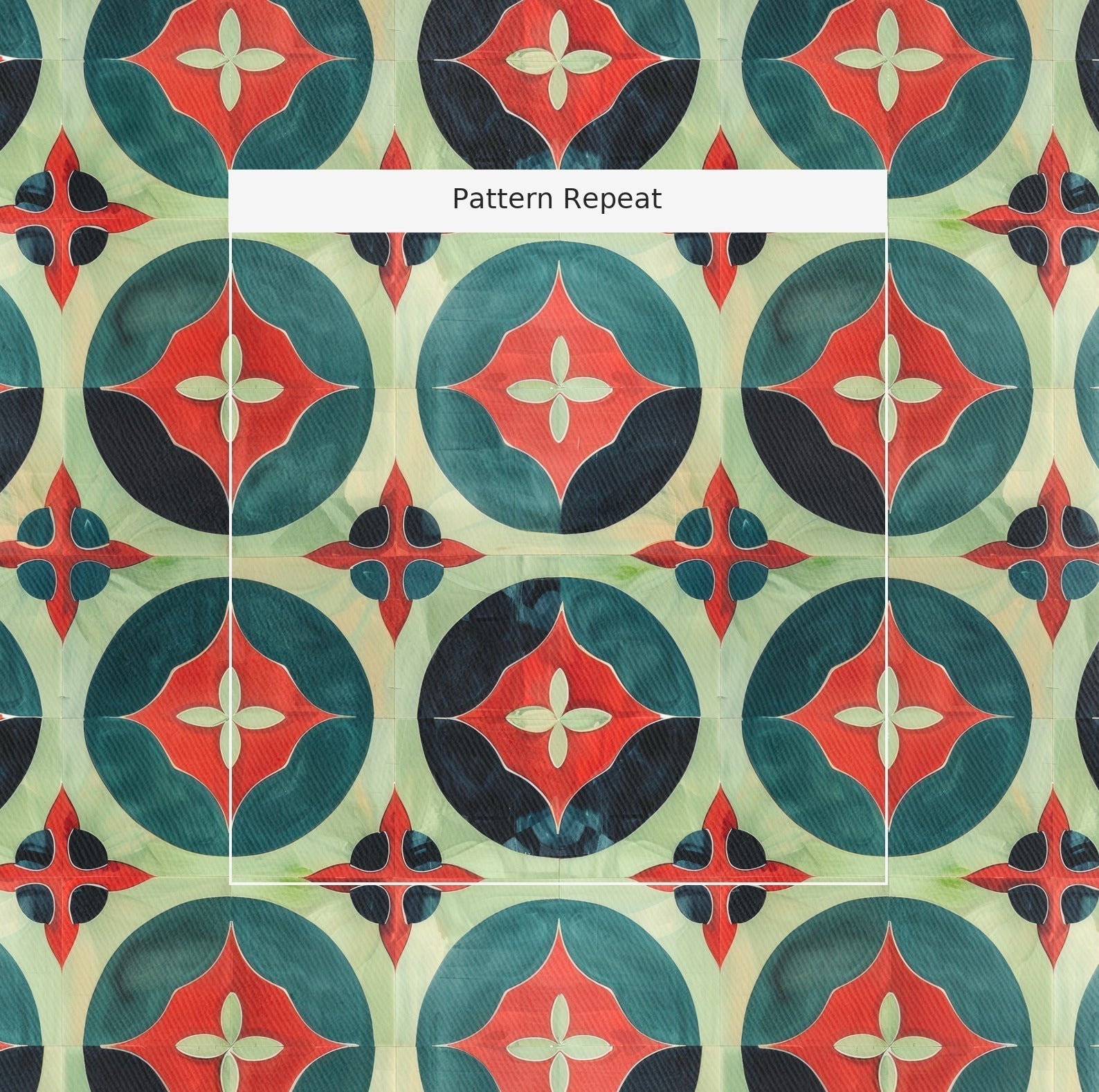 Isabella Fleur-de-Lis Watercolor - Fabric - Benton Lane Home - Lemon Park