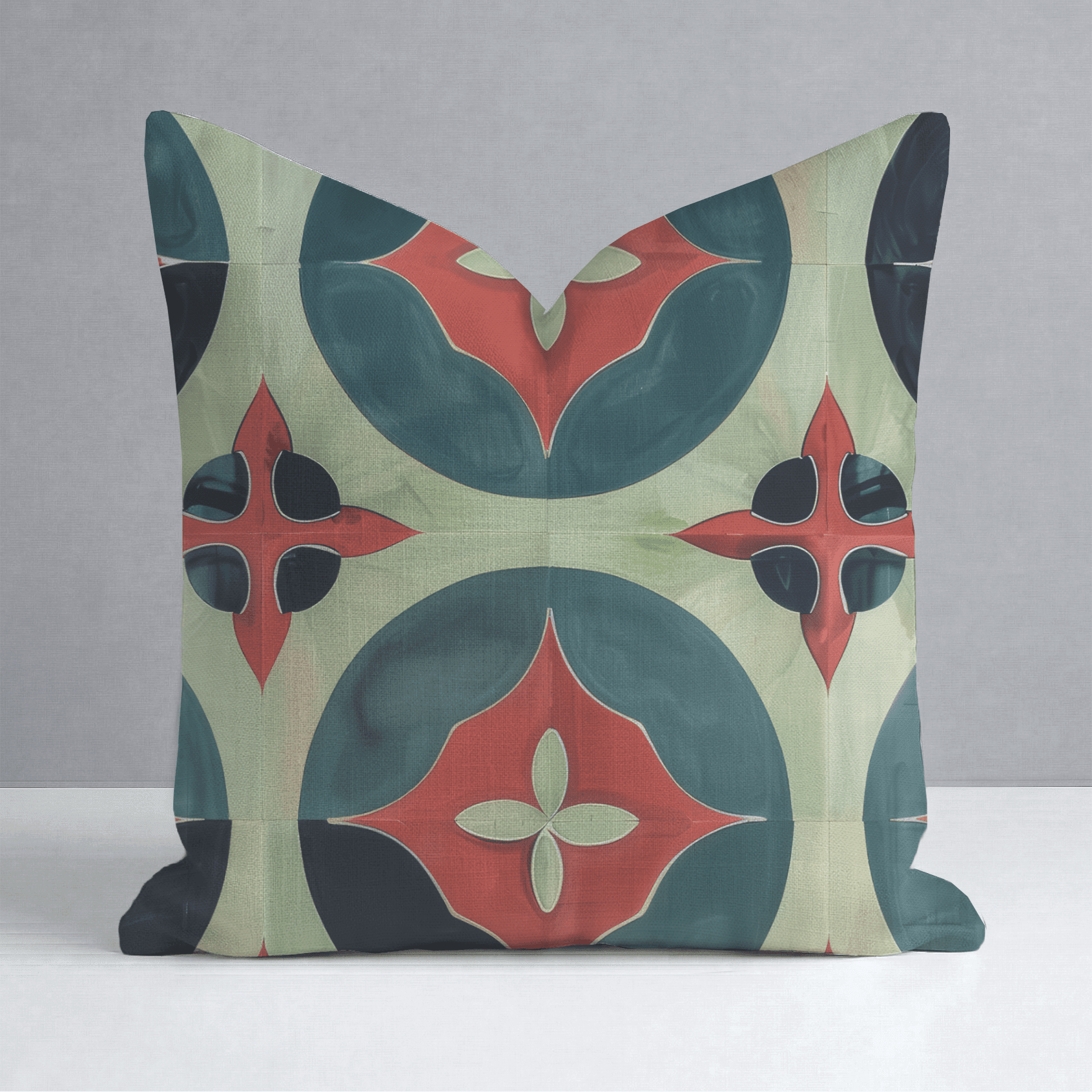 Isabella Fleur-de-Lis Watercolor Throw Pillow - Benton Lane Home - Lemon Park