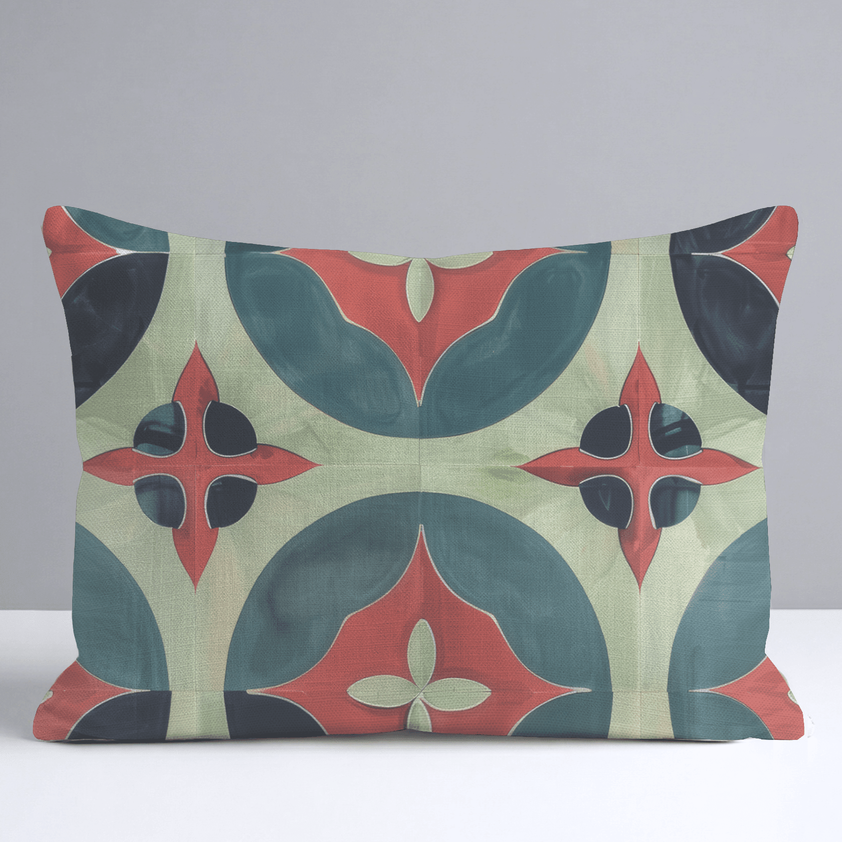 Isabella Fleur-de-Lis Watercolor Throw Pillow - Benton Lane Home - Lemon Park