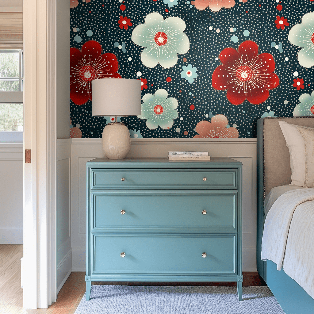 Isabella Floral Wallpaper - Benton Lane Home - Painted Paper