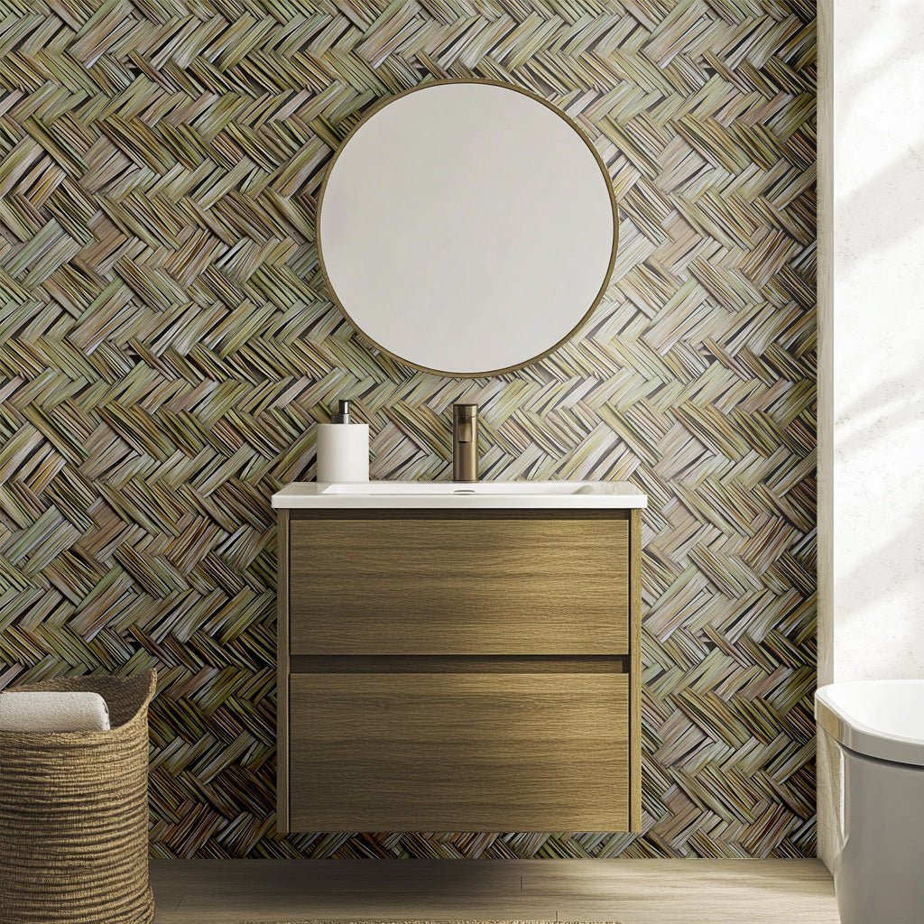 Island Cane Wallpaper - Benton Lane Home - Painted Paper