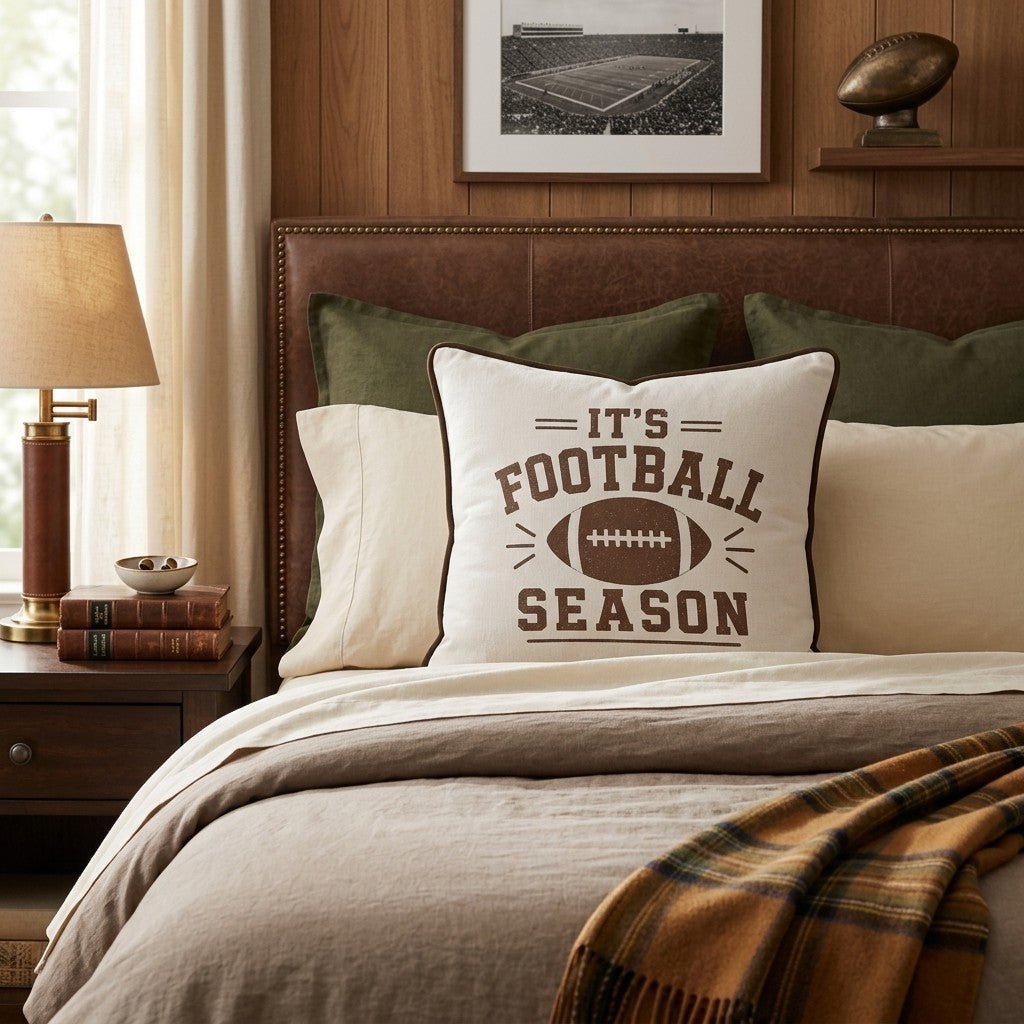 It_s Football Season Throw Pillow - Benton Lane Home - Hillcroft Home