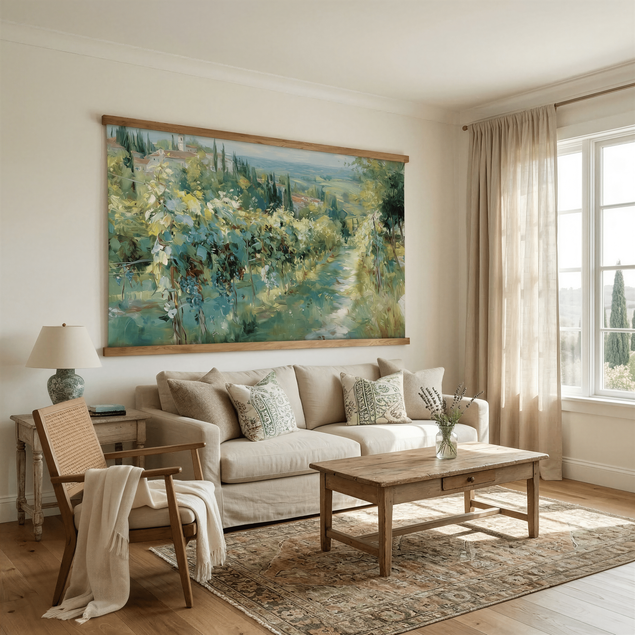Italian Vineyard - Tapestry - Benton Lane Home - Lemon Park