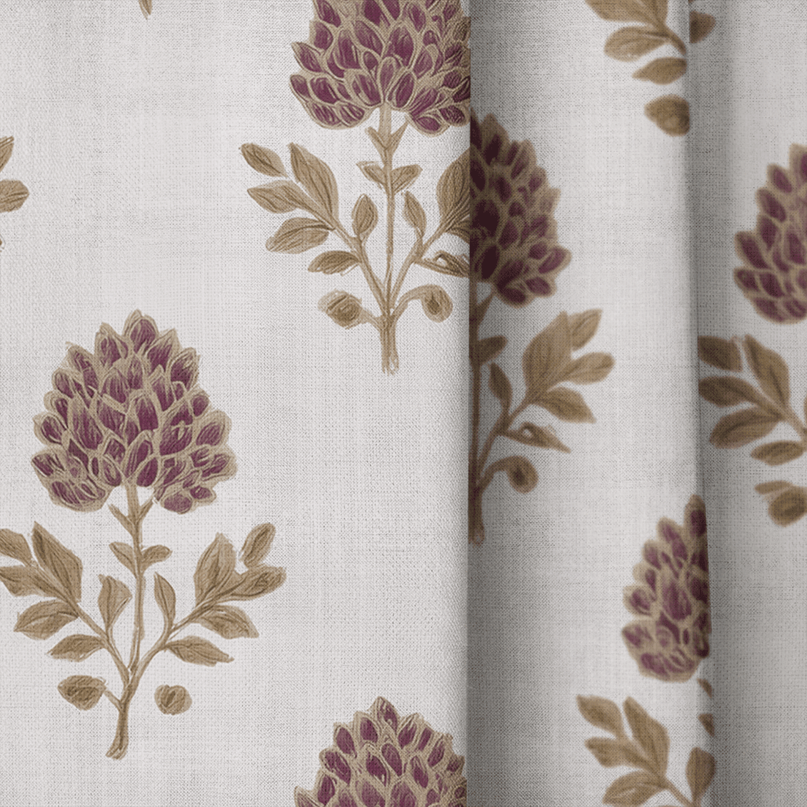 Ivy Blooms - Drapery - Benton Lane Home - Lemon Park
