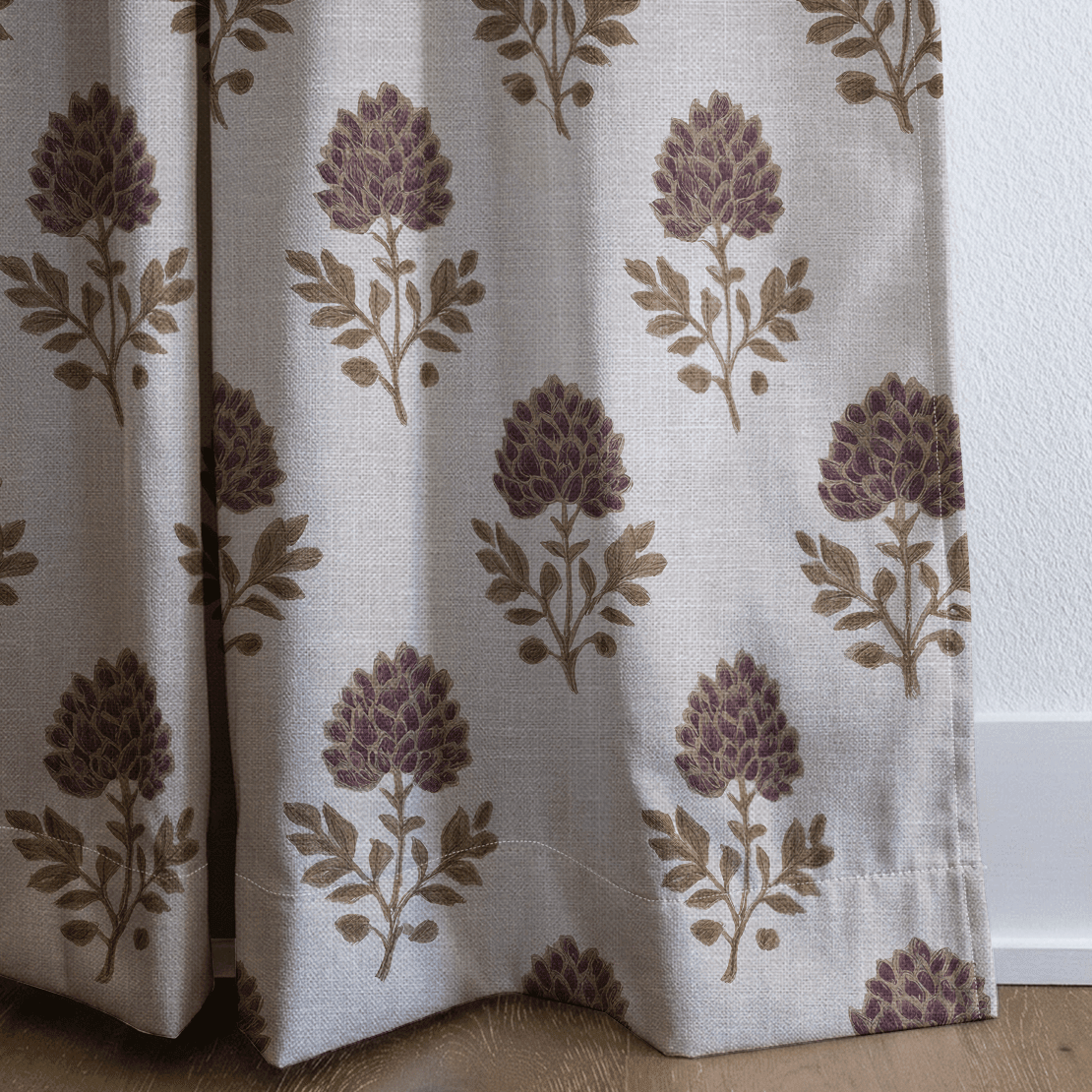 Ivy Blooms - Drapery - Benton Lane Home - Lemon Park