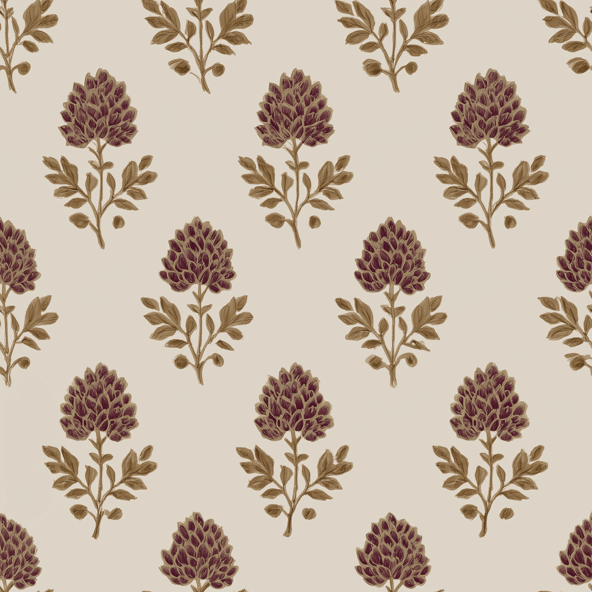 Ivy Blooms Wallpaper - Benton Lane Home - Lemon Park