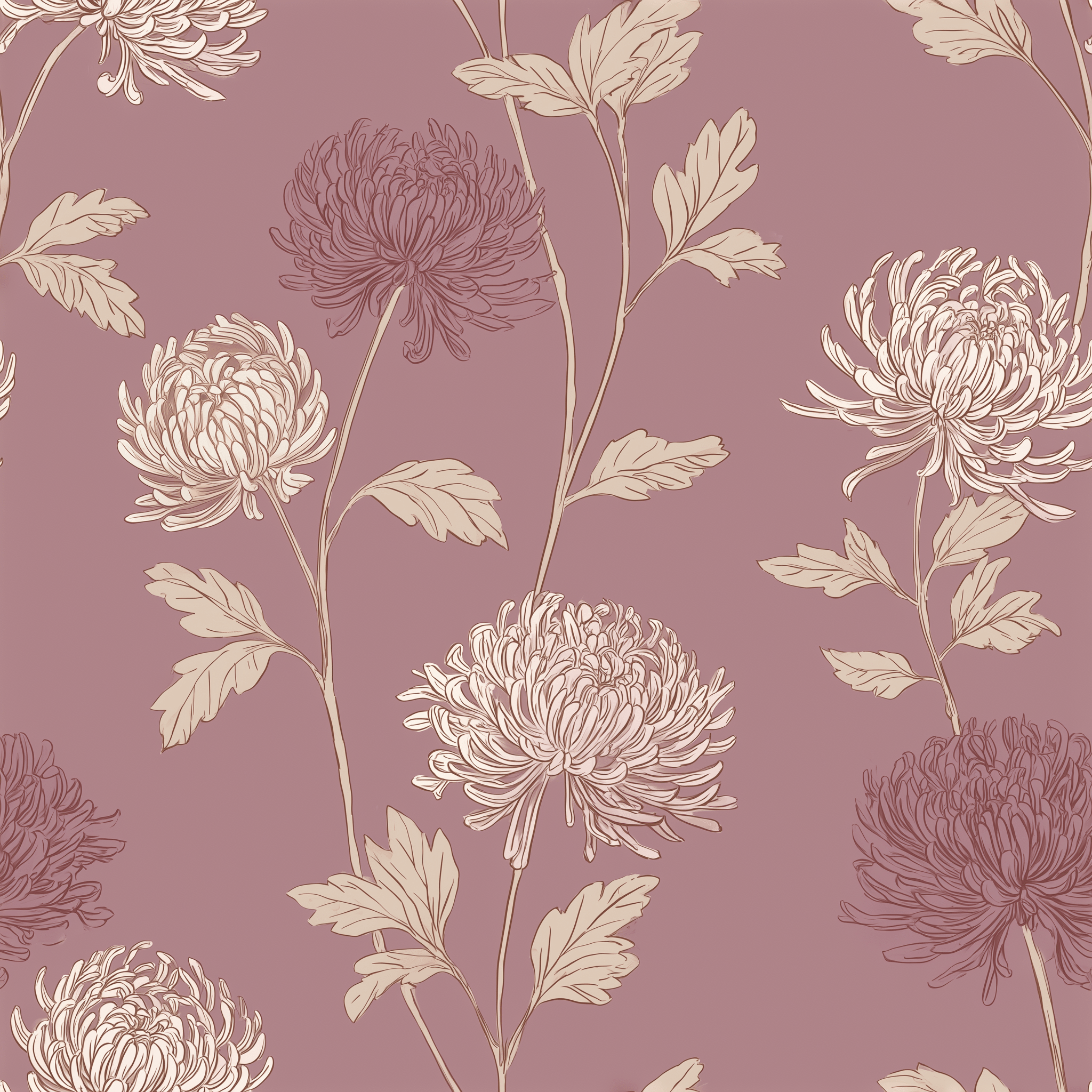 Jamilyn Floral Wallpaper - Painted Paper