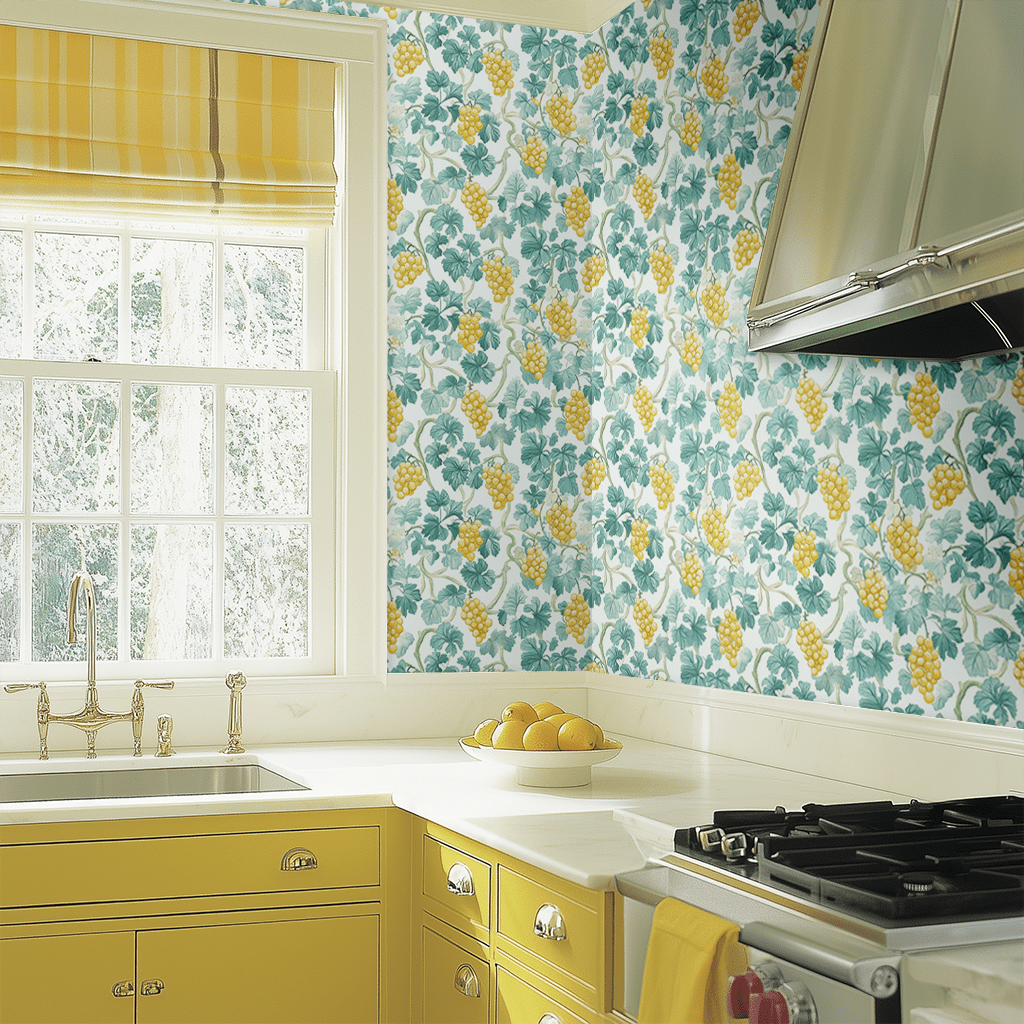 Janice Wallpaper - Painted Paper