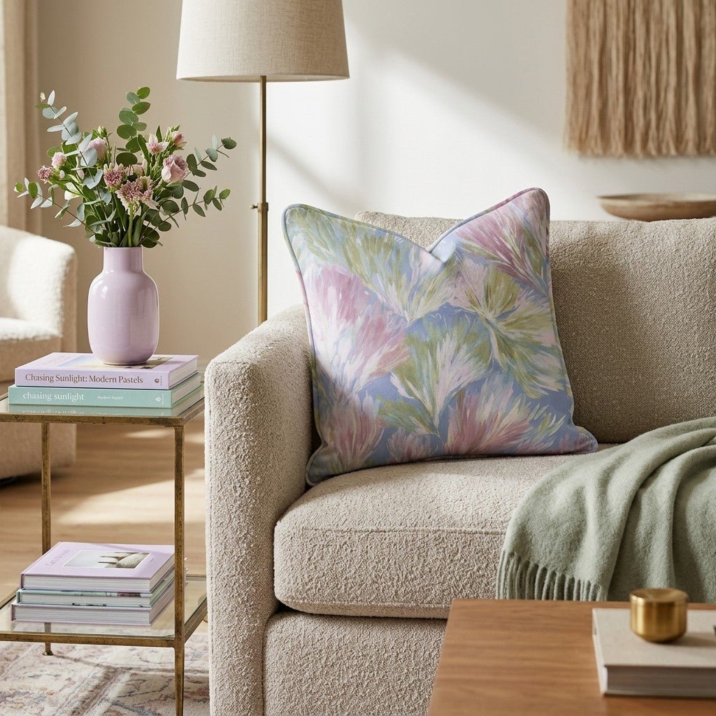 Jasmine Trail Throw Pillow - Benton Lane Home - Hillcroft Home