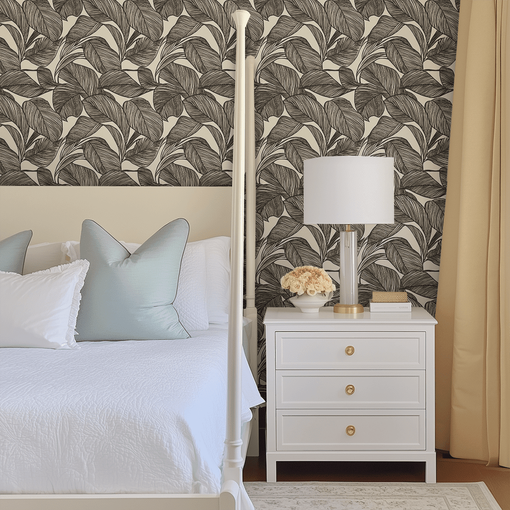 Jazzy Wallpaper - Benton Lane Home - Lemon Park