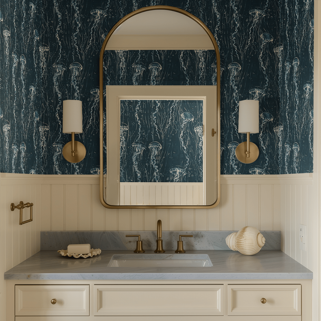 Jellyfall Wallpaper - Painted Paper
