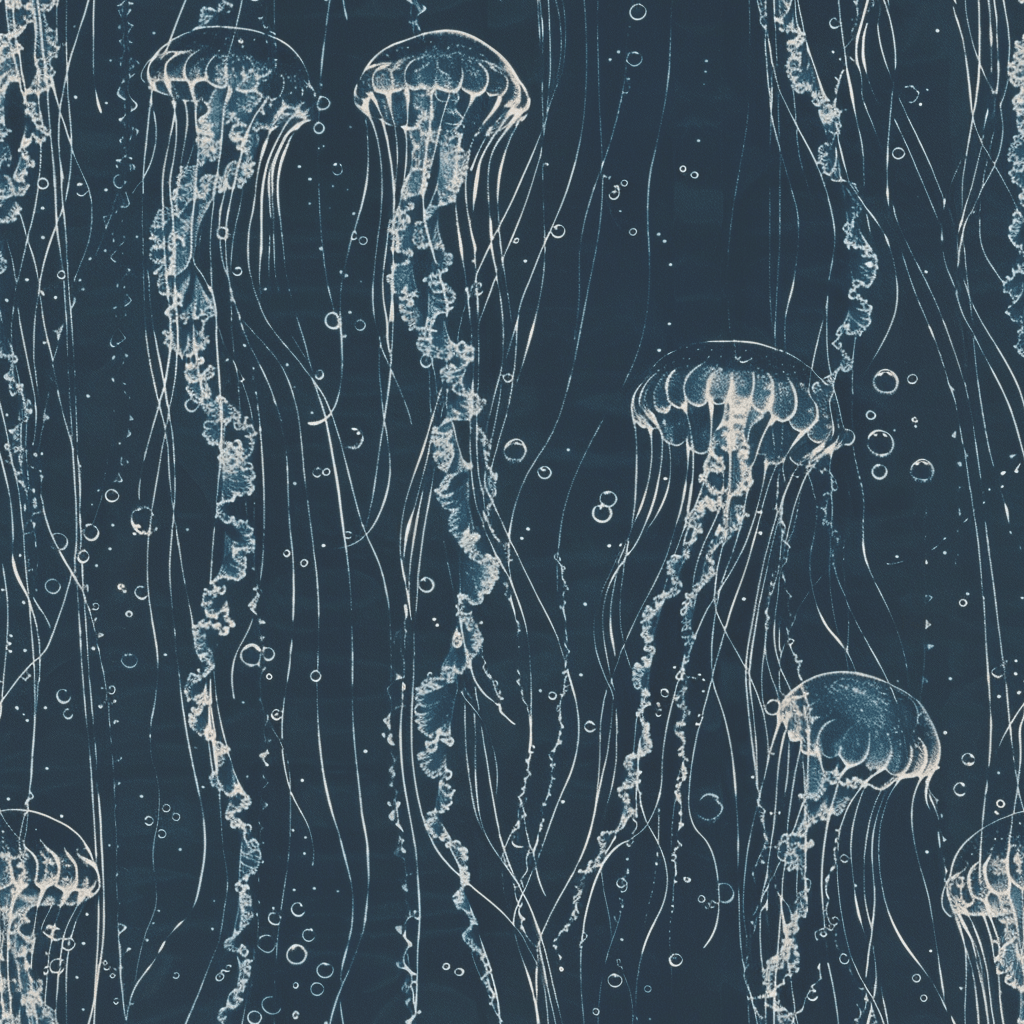 Jellyfall Wallpaper - Painted Paper