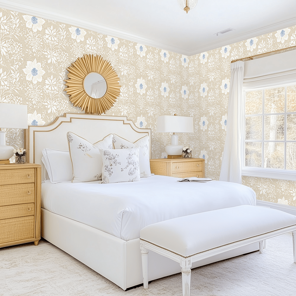 Jesse Wallpaper - Benton Lane Home - Lemon Park