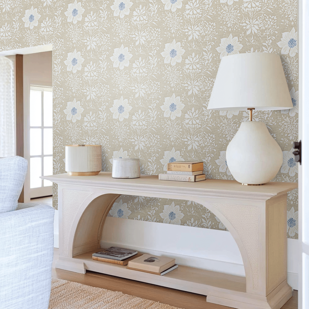 Jesse Wallpaper - Benton Lane Home - Lemon Park