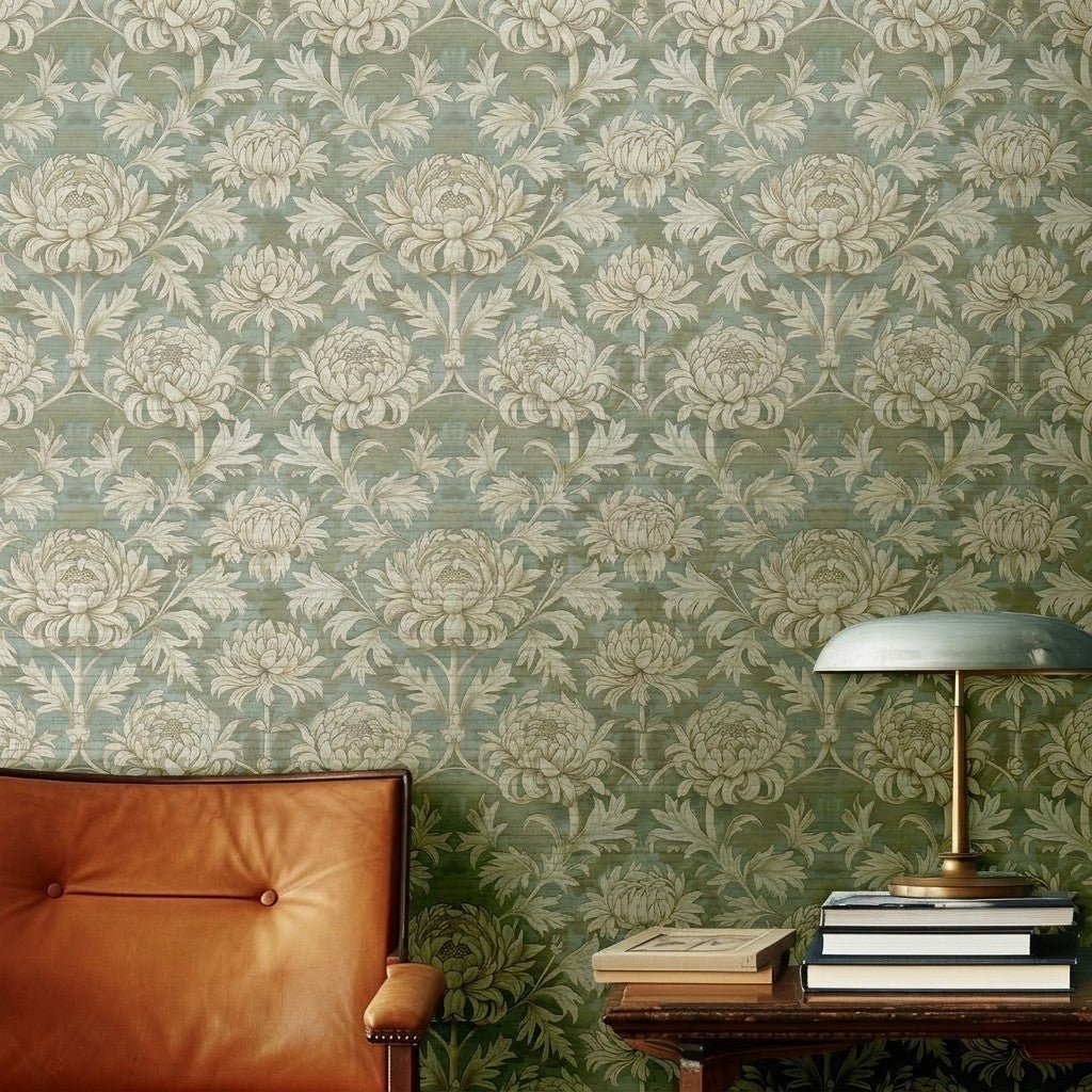Julia Faux Grasscloth Wallpaper - Painted Paper
