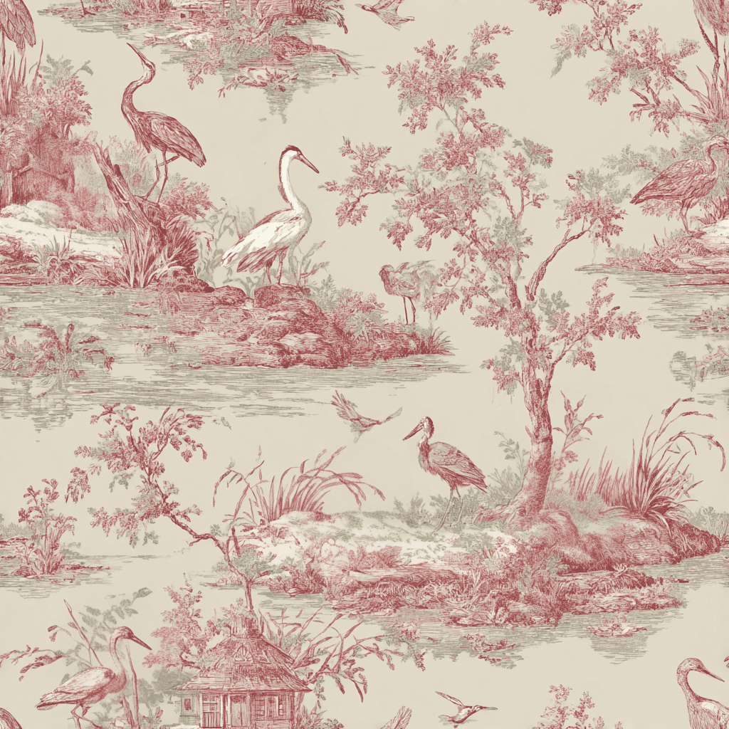 Julianne Toile Wallpaper - Benton Lane Home - Painted Paper