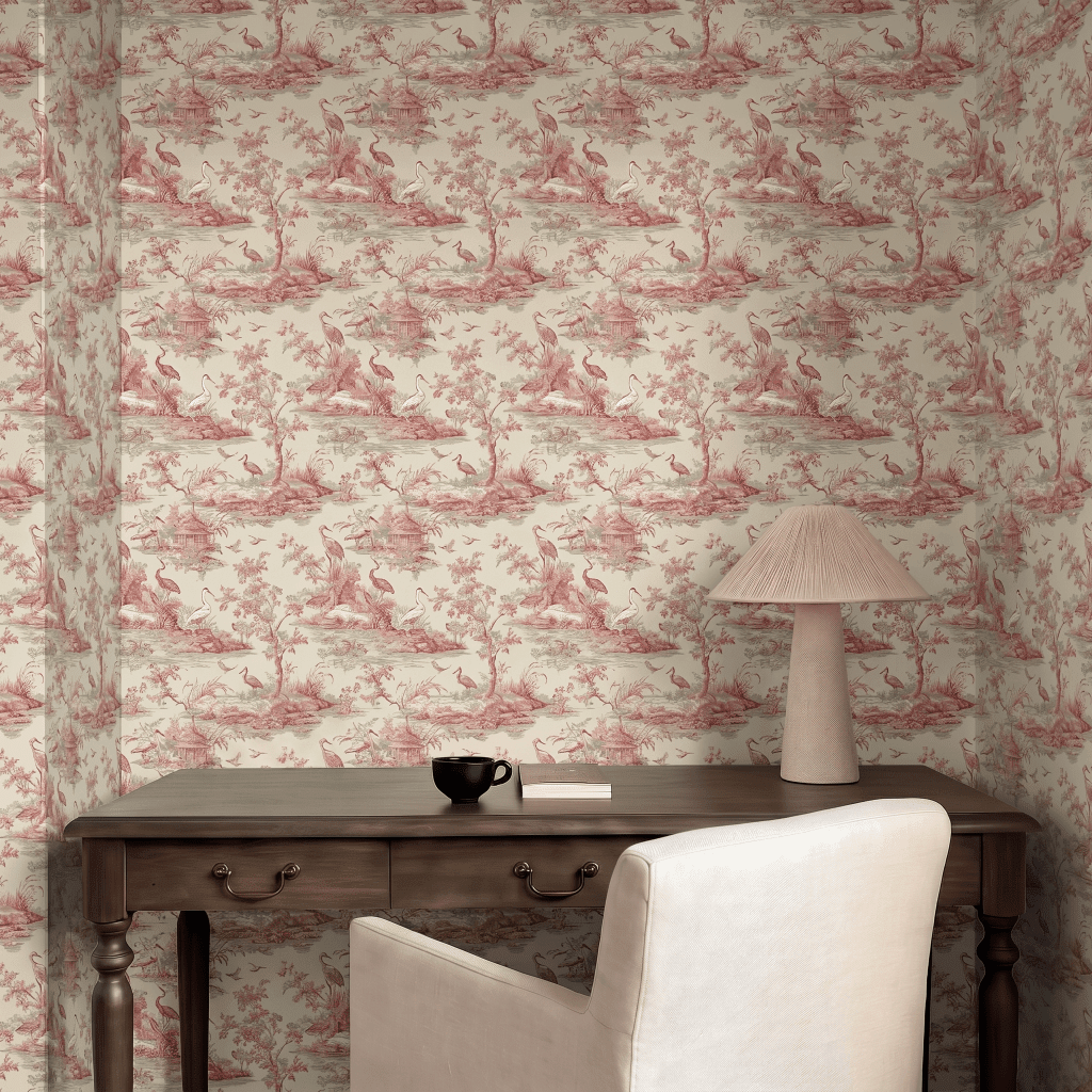 Julianne Toile Wallpaper - Benton Lane Home - Painted Paper