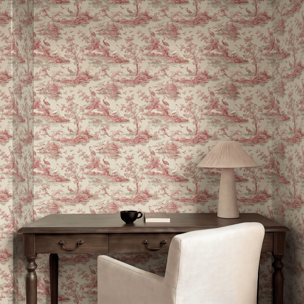 Julianne Toile Wallpaper - Painted Paper