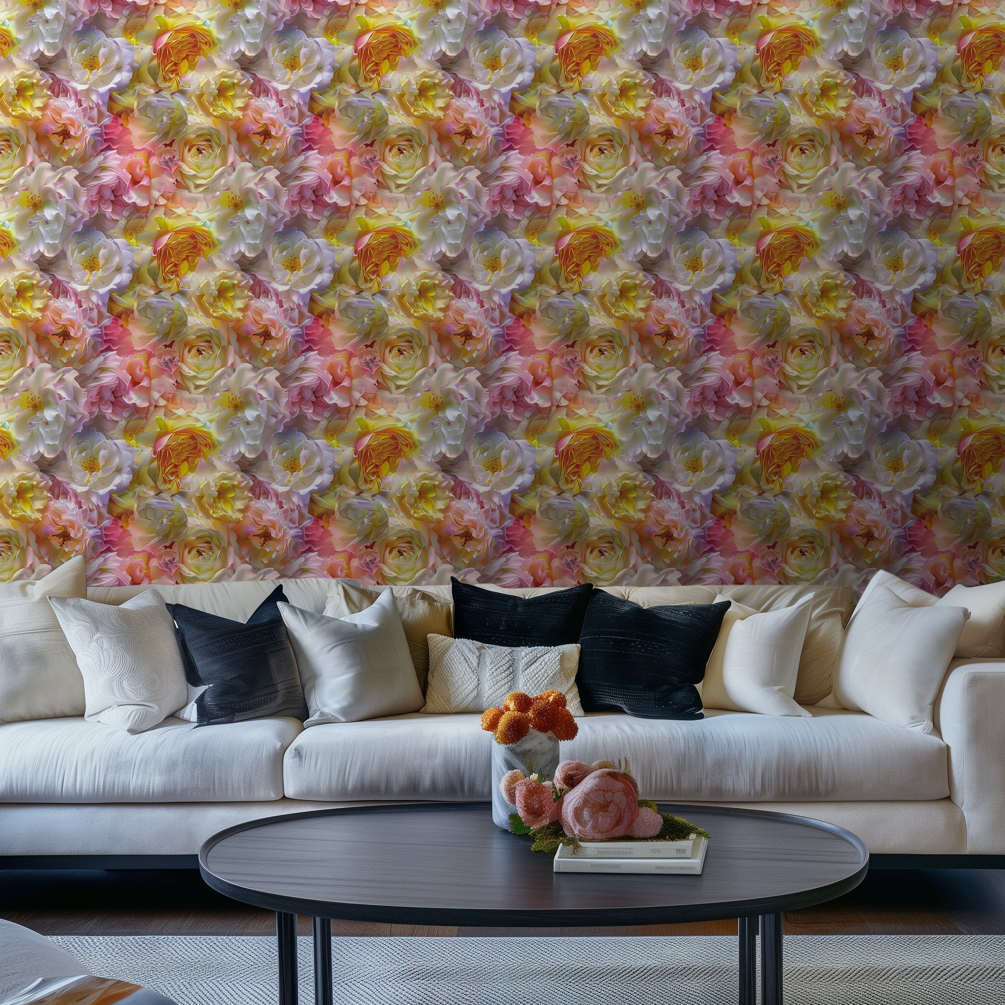 Juliet Floral Wallpaper - Benton Lane Home - Painted Paper