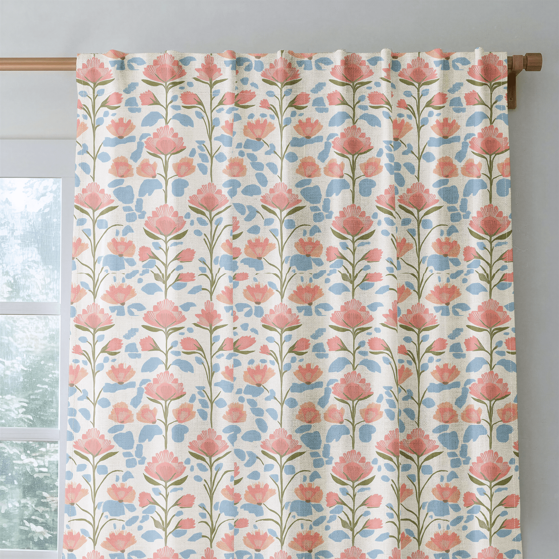 June In Bloom - Drapery - Benton Lane Home - Lemon Park