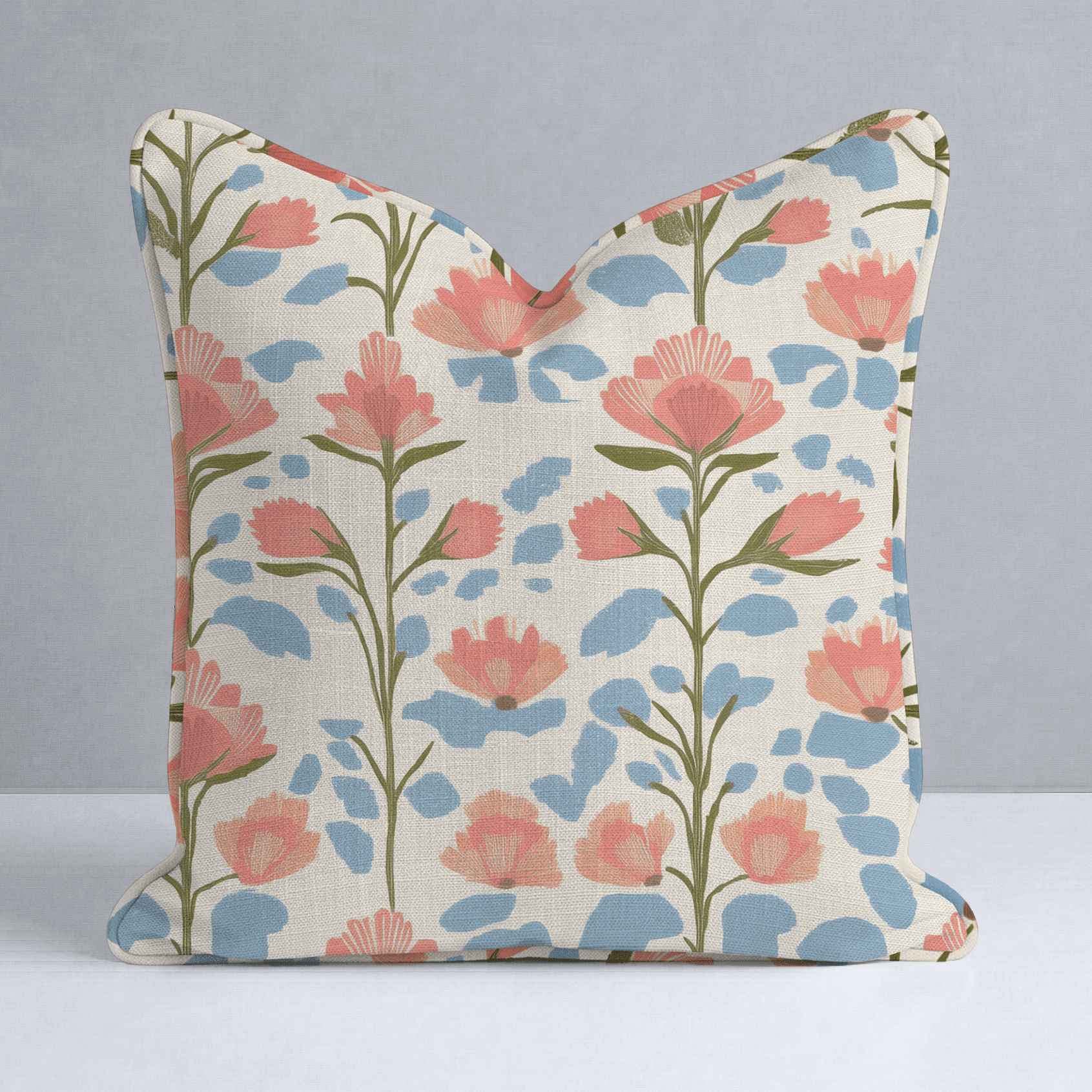 June In Bloom Throw Pillow - Benton Lane Home - Lemon Park