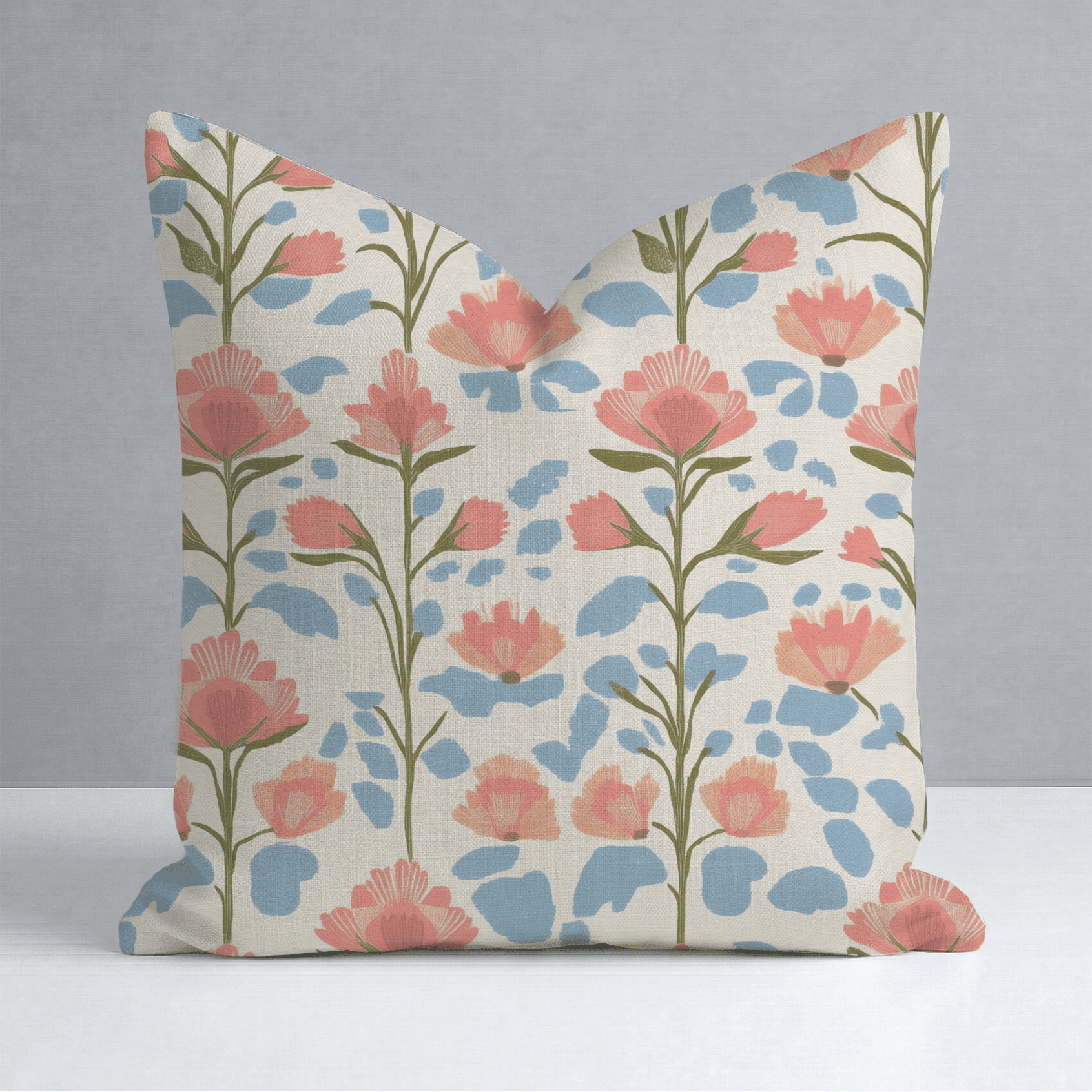 June In Bloom Throw Pillow - Benton Lane Home - Lemon Park