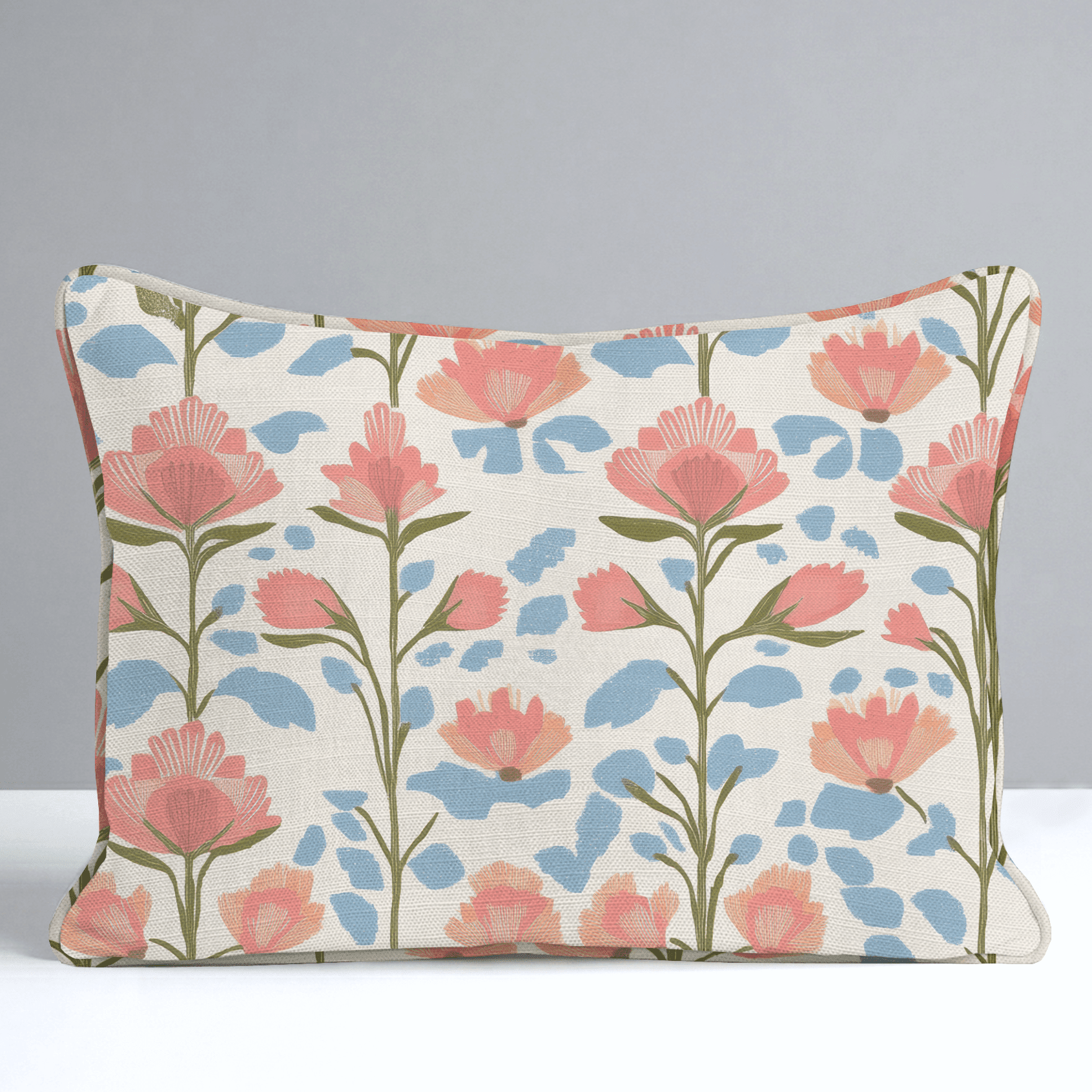 June In Bloom Throw Pillow - Benton Lane Home - Lemon Park