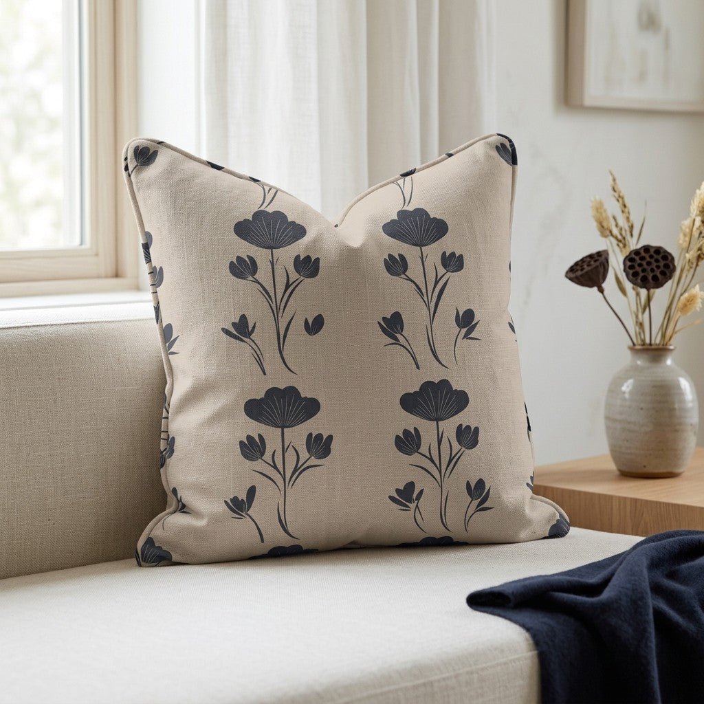 June Throw Pillow - Benton Lane Home - Lemon Park