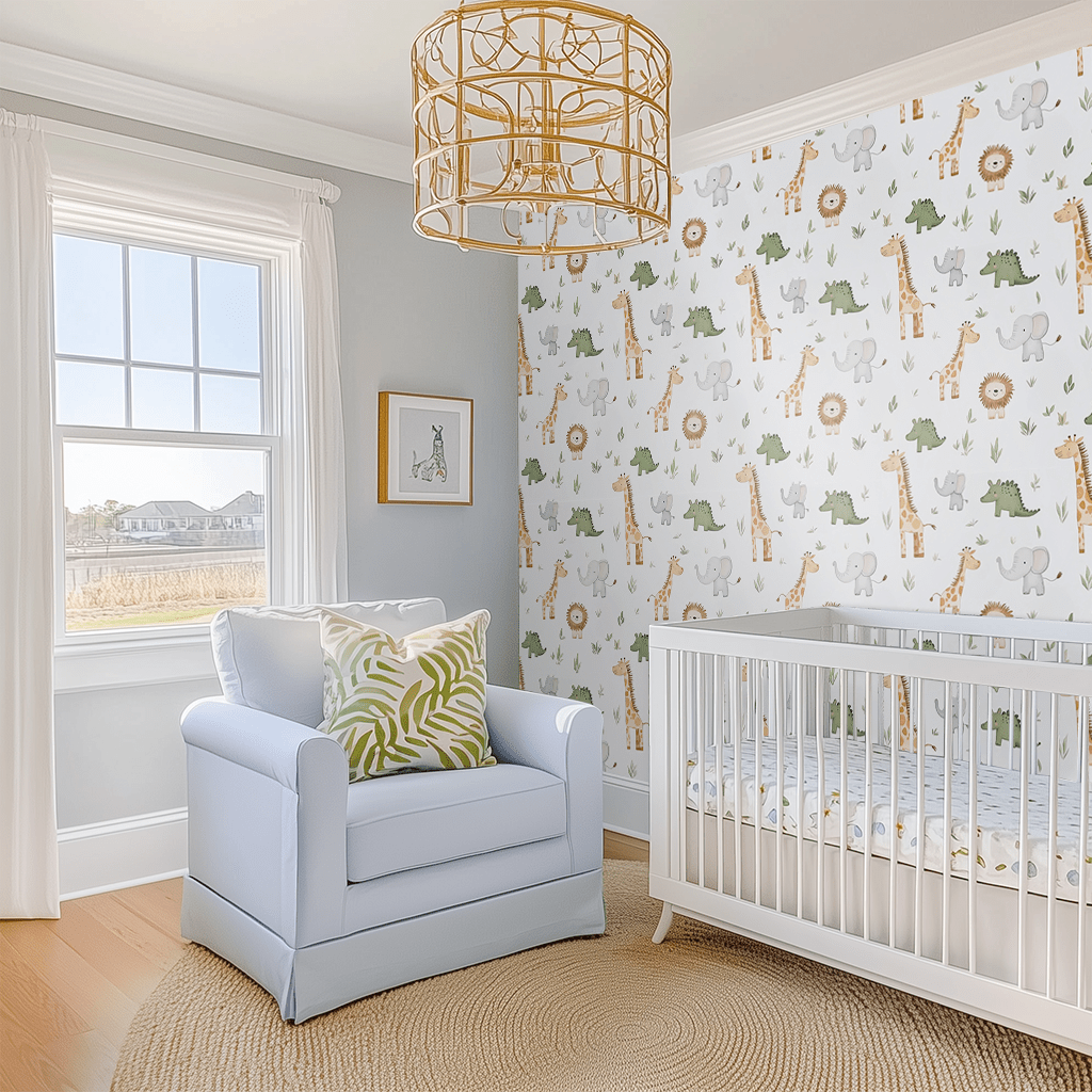 Jungle Friends Wallpaper - Benton Lane Home - Lemon Park