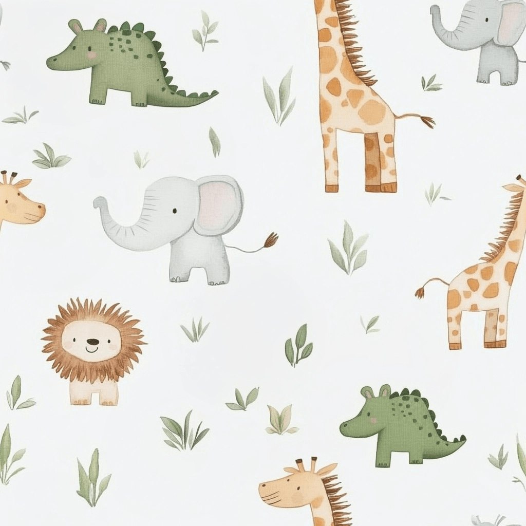 Jungle Friends Wallpaper - Lemon Park