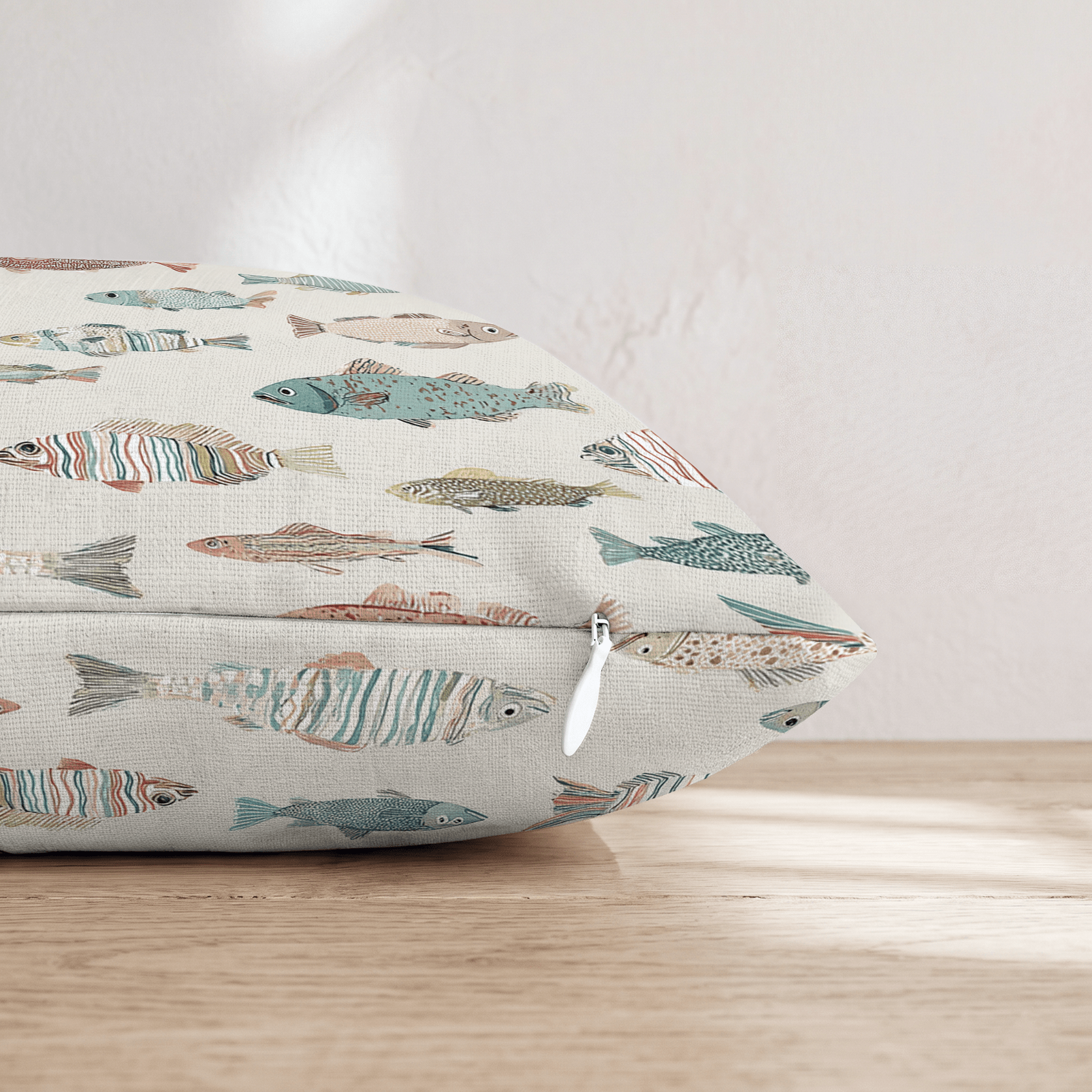Just Keep Swimming Throw Pillow - Hillcroft Home