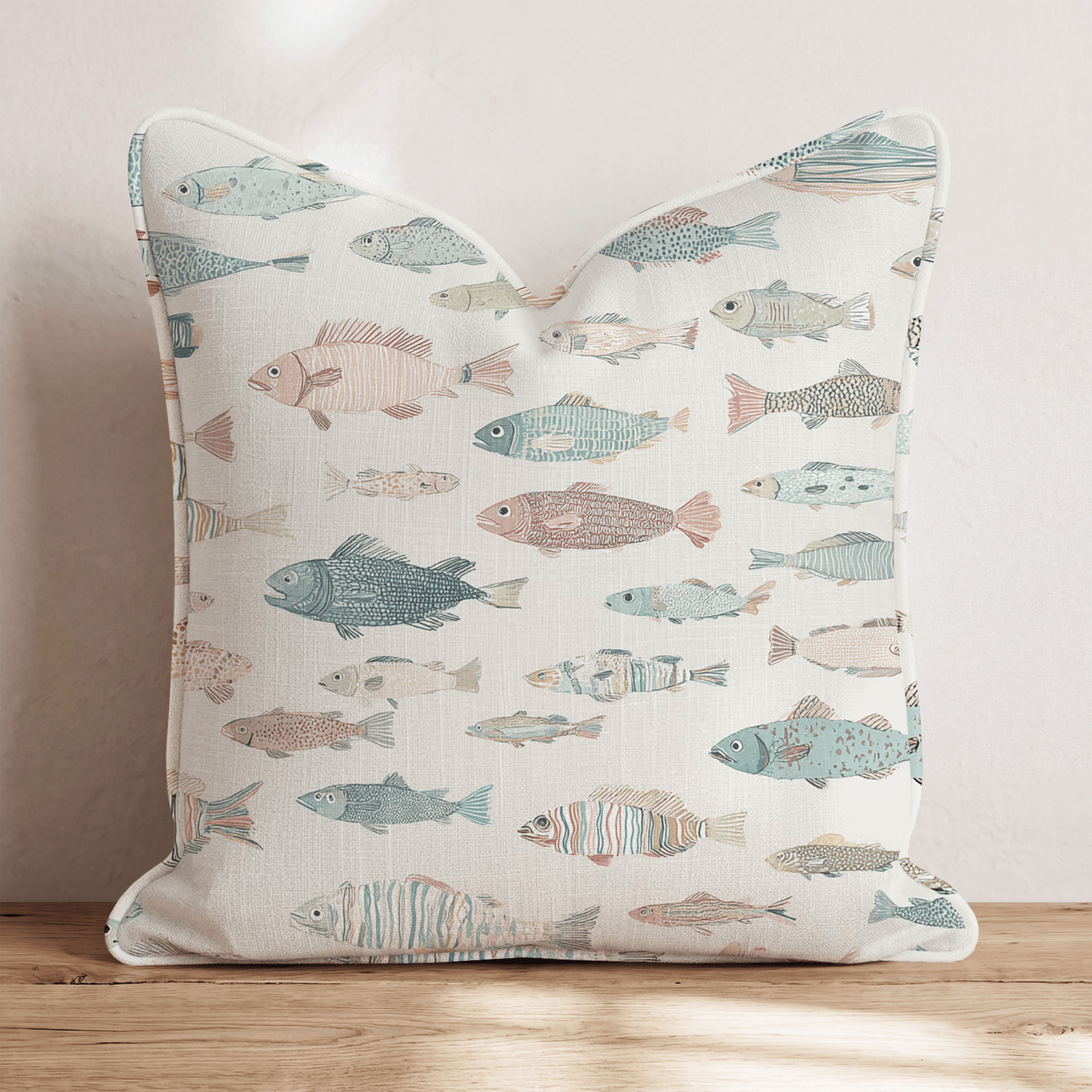 Just Keep Swimming Throw Pillow - Benton Lane Home - Hillcroft Home