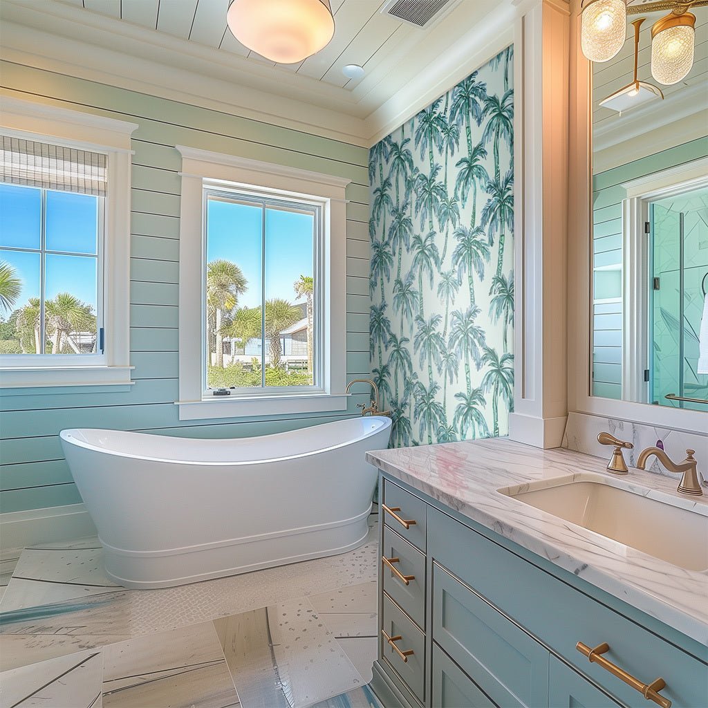 Kaia Sol Faux Grasscloth Wallpaper - Benton Lane Home - Painted Paper