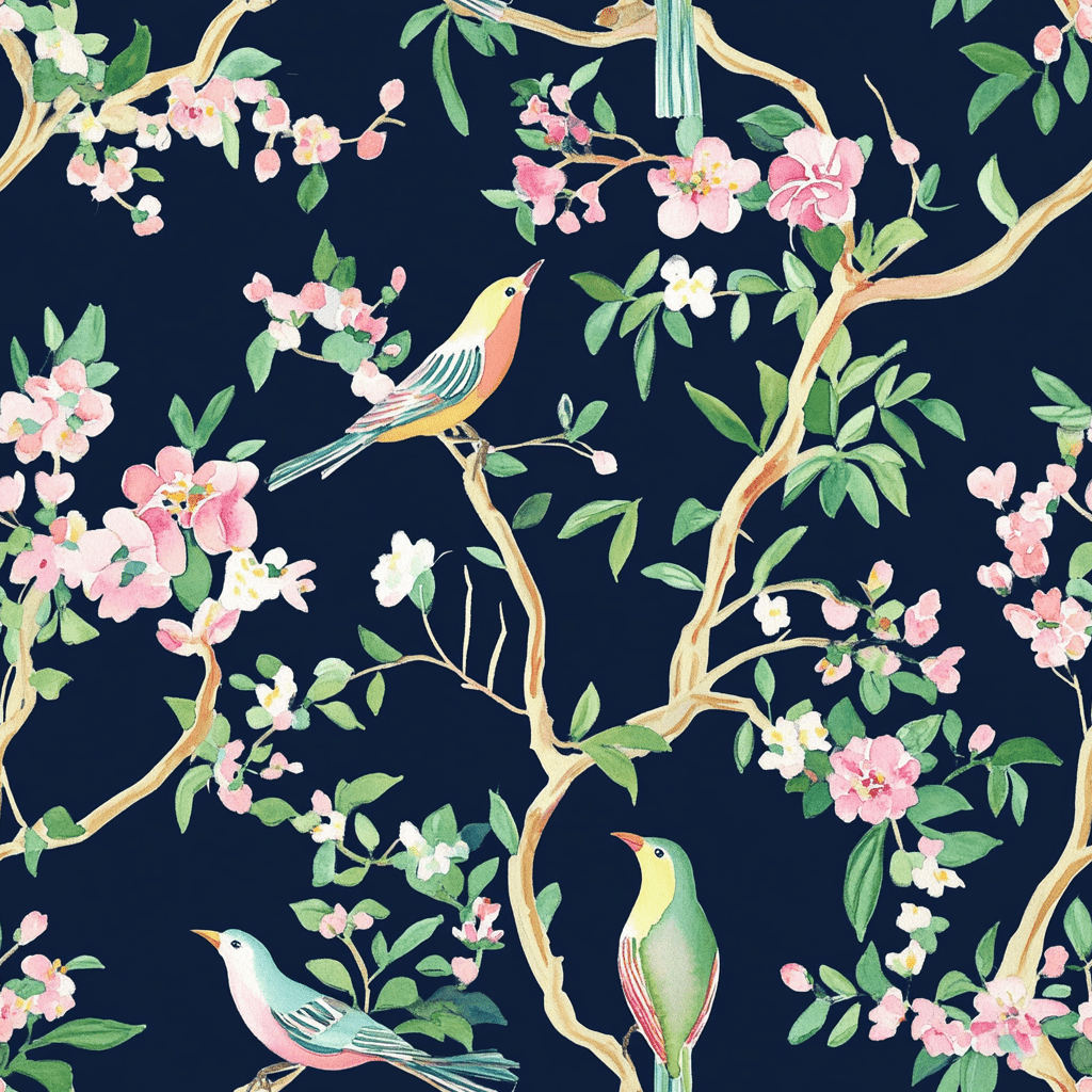 Kaori Wallpaper - Benton Lane Home - Painted Paper