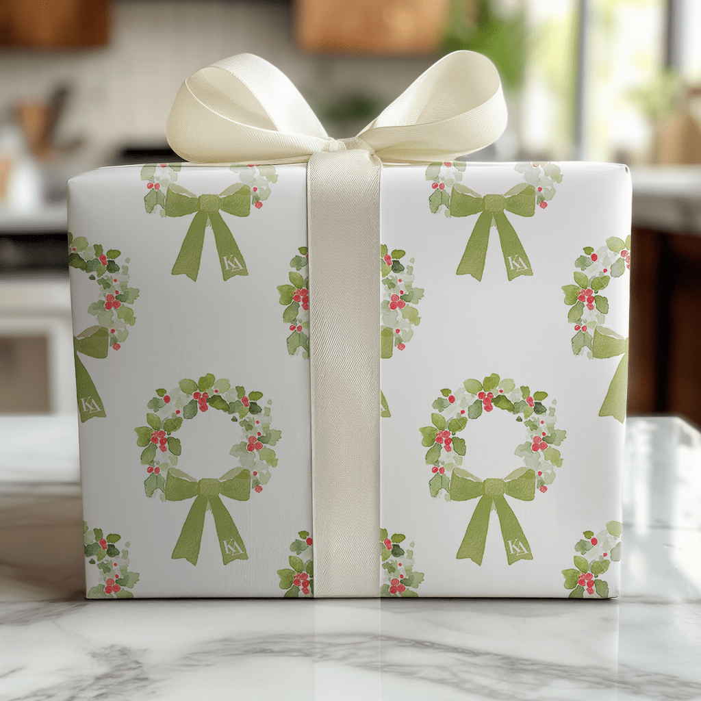 Kappa Laurel - Wrapping Paper - Benton Lane Home - Lemon Park