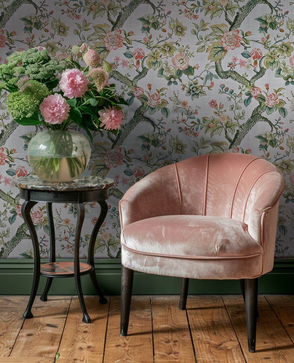 Kate Wallpaper - Benton Lane Home - Painted Paper