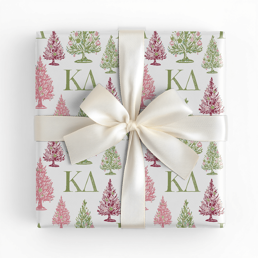 KD Christmas Pines - Wrapping Paper - Benton Lane Home - Lemon Park