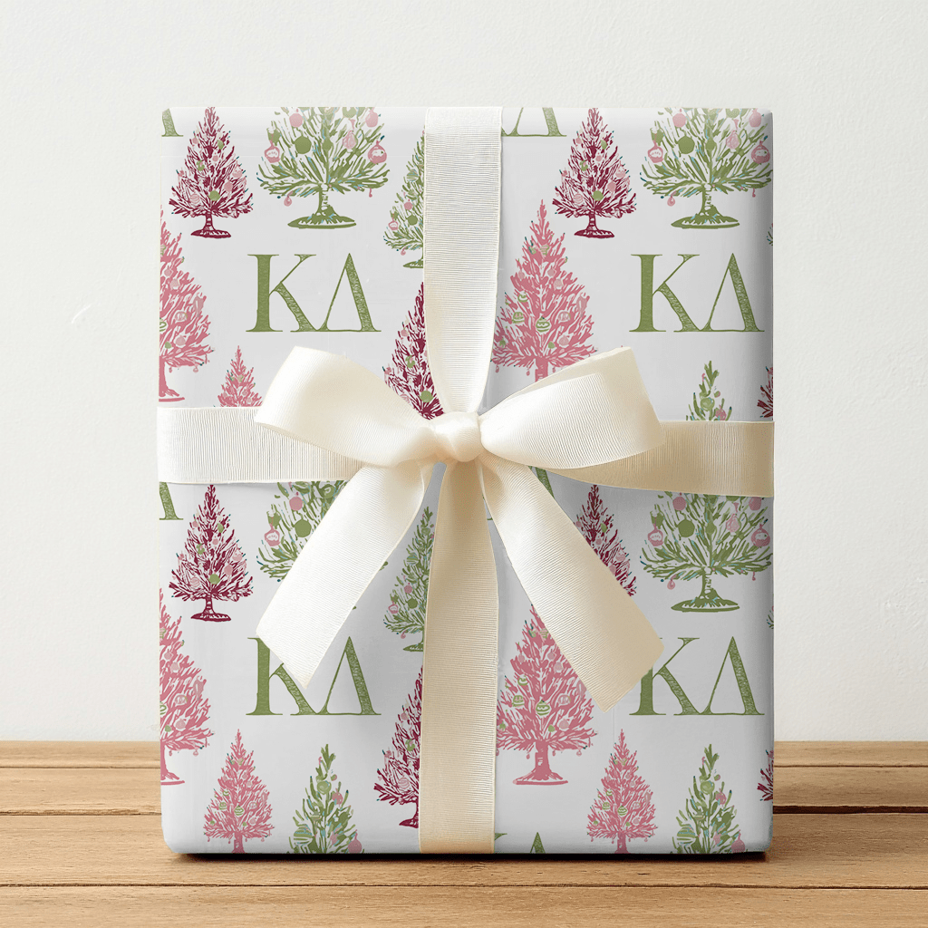 KD Christmas Pines - Wrapping Paper - Benton Lane Home - Lemon Park