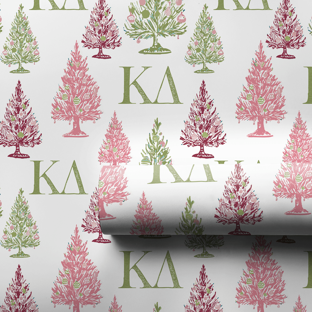 KD Christmas Pines - Wrapping Paper - Benton Lane Home - Lemon Park