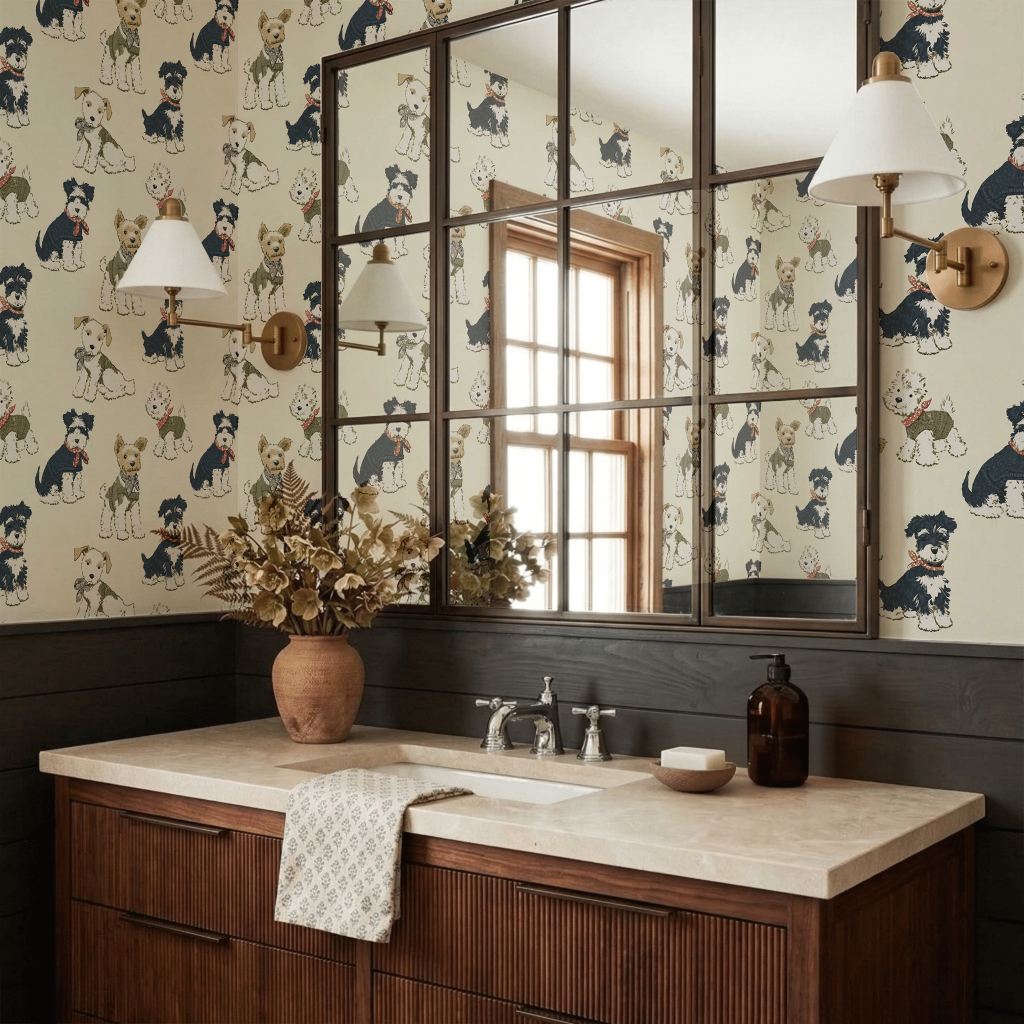 Kennel Club Classic Wallpaper - Benton Lane Home - Painted Paper
