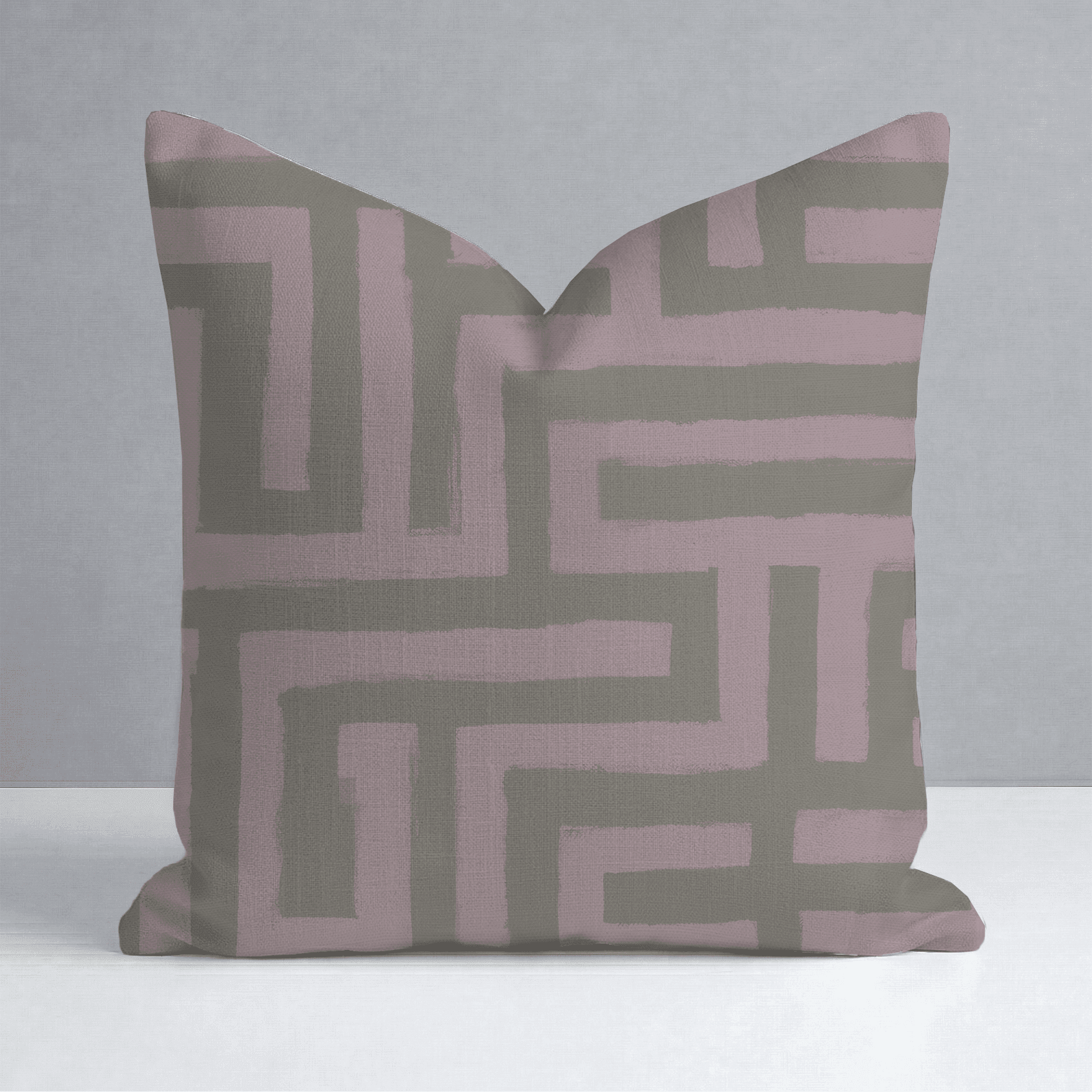 Kensington Maze Throw Pillow - Benton Lane Home - Lemon Park